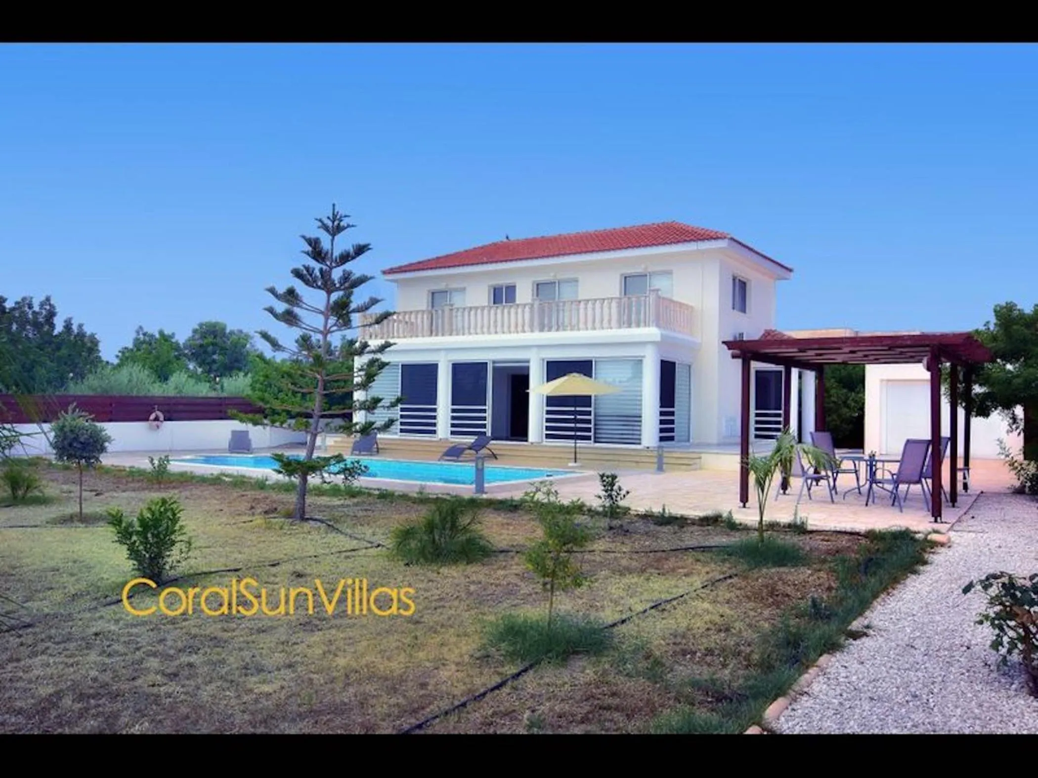 Villa 200m To The Coral Bay Strip, Large Pool