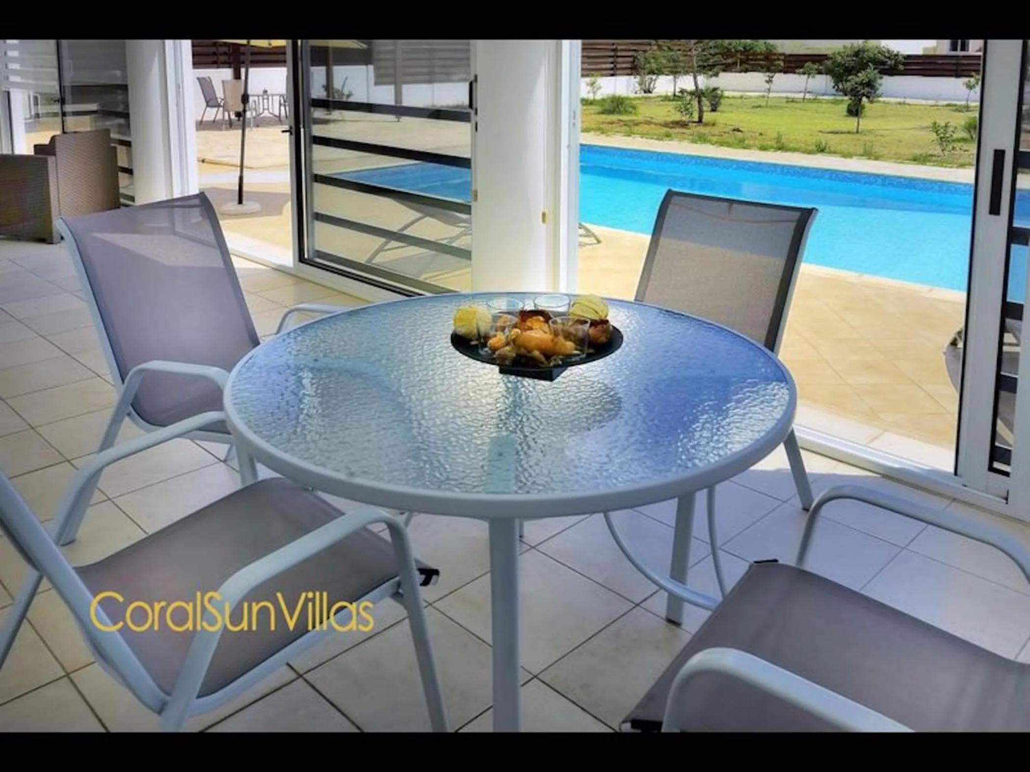 Villa 200m To The Coral Bay Strip, Large Pool