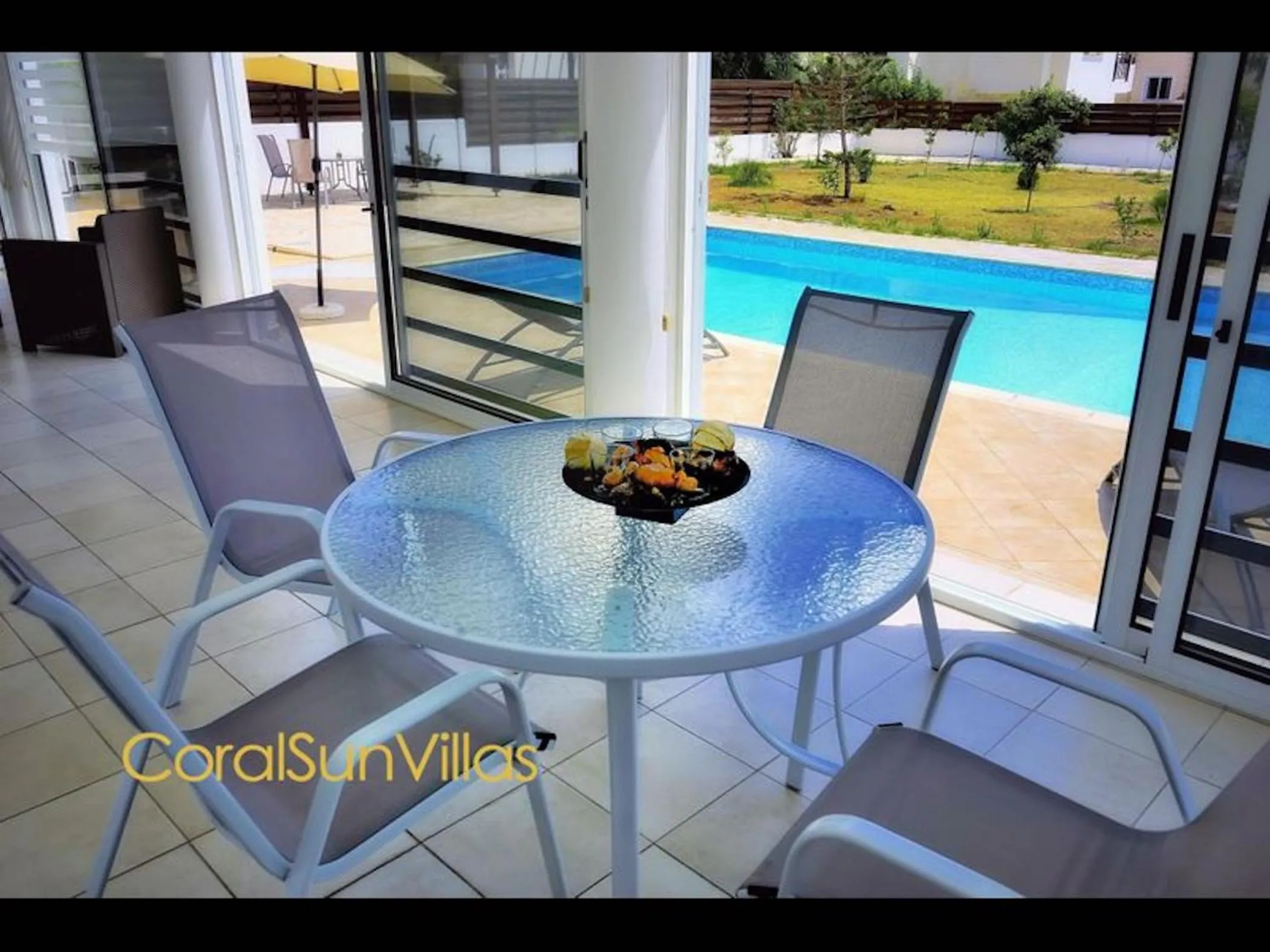 Villa 200m To The Coral Bay Strip, Large Pool