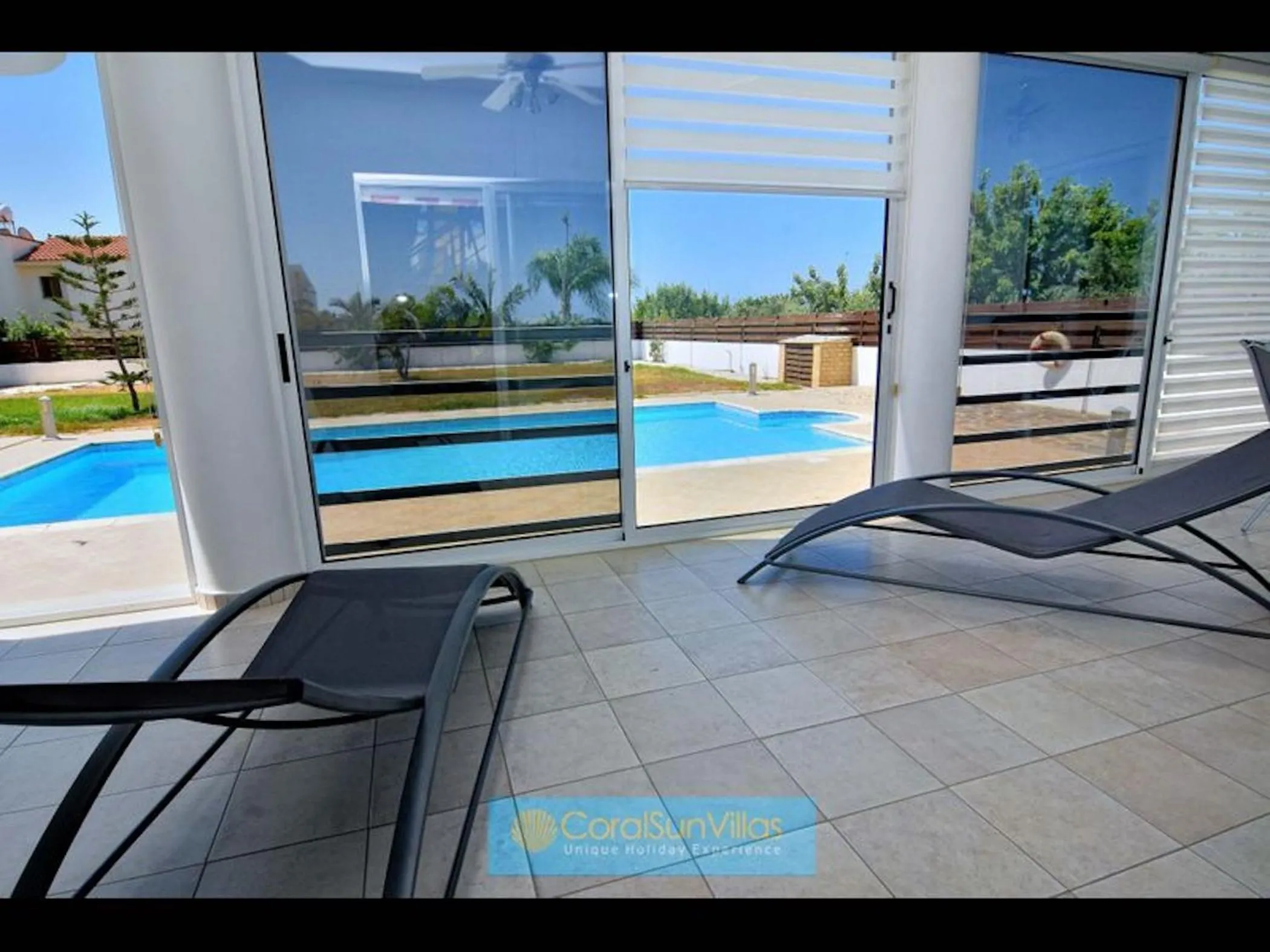 Villa 200m To The Coral Bay Strip, Large Pool