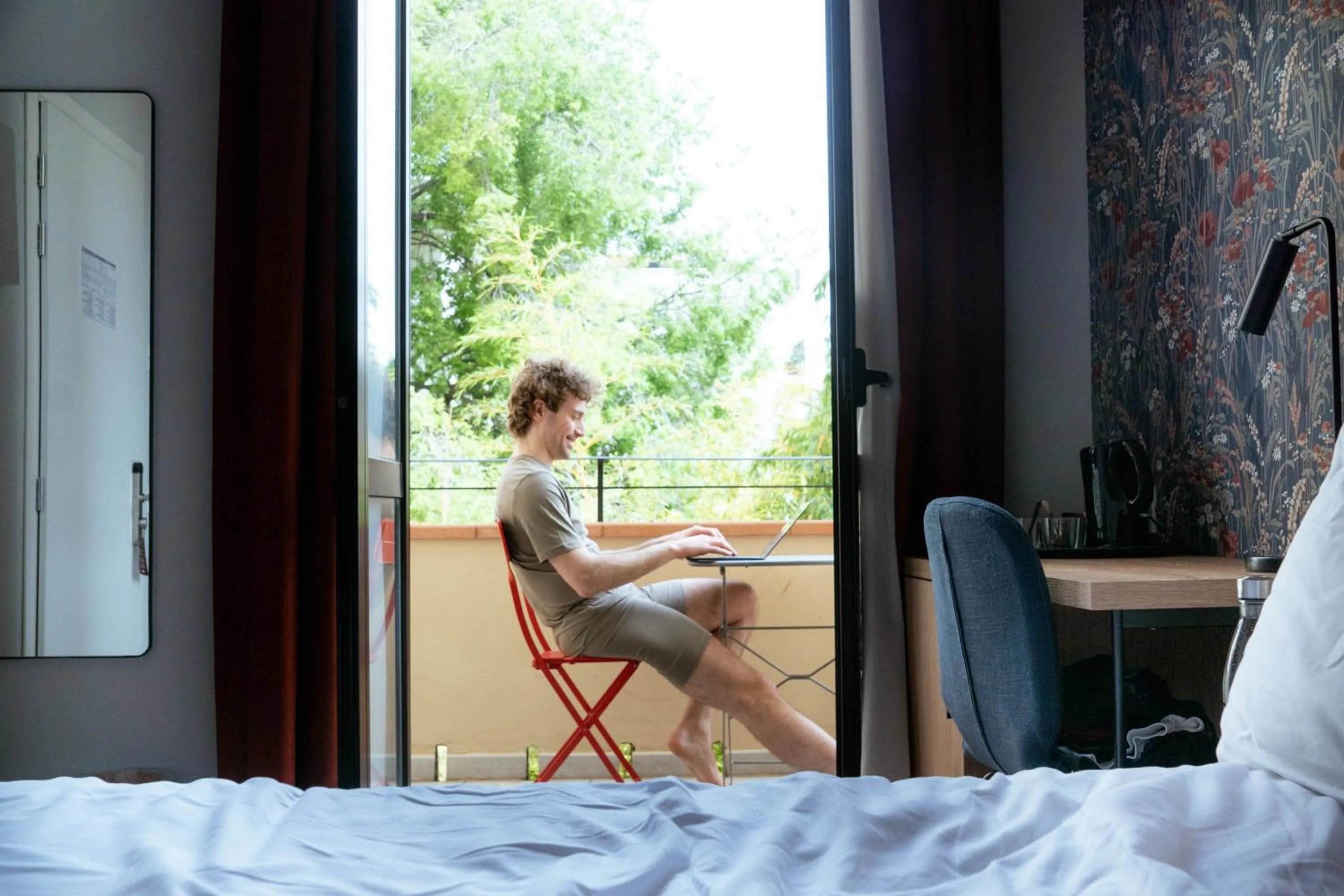 Balcony/Terrace, Bed in BYPILLOW Goldoni