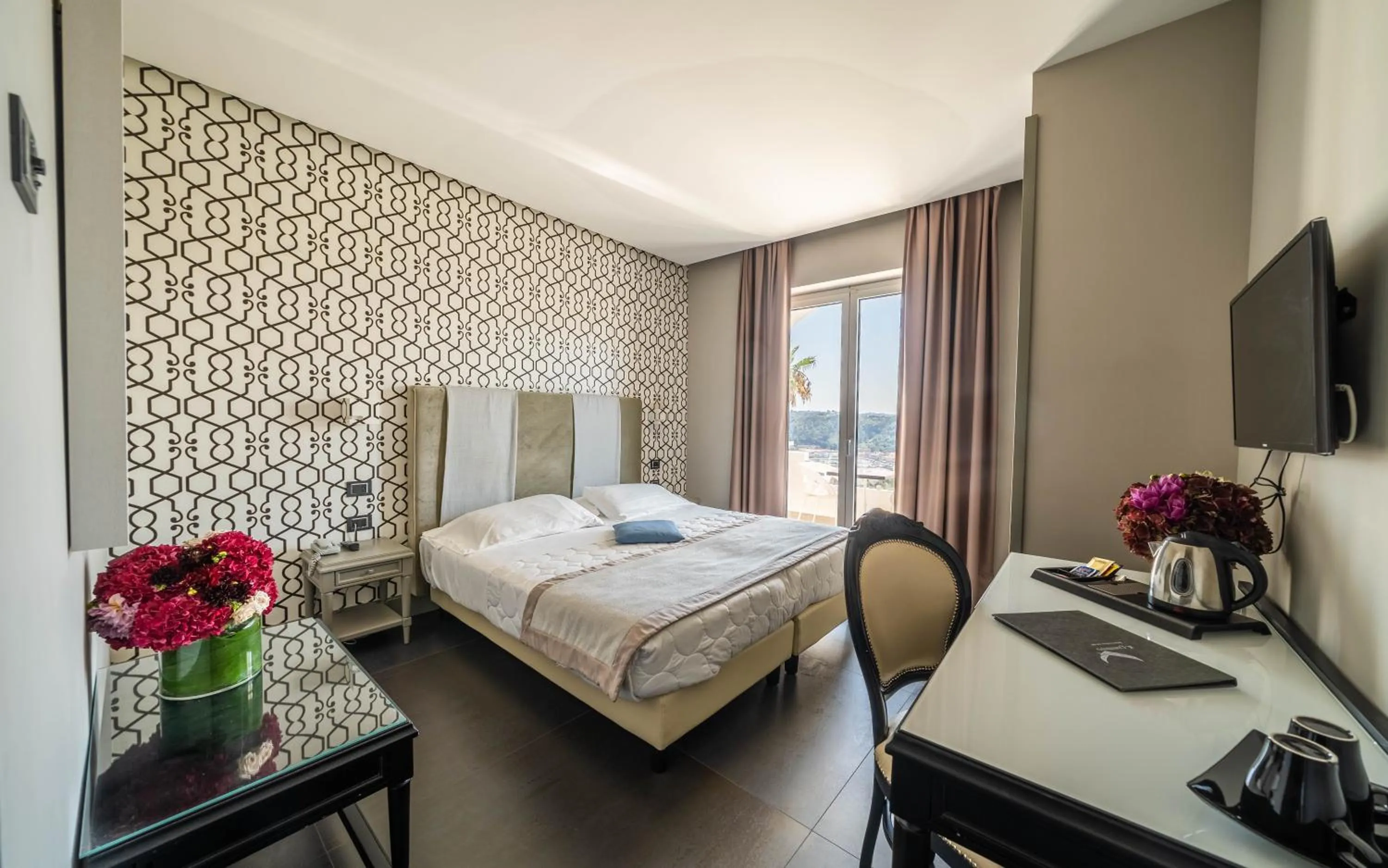 Bedroom, Bed in Hotel Il Gabbiano