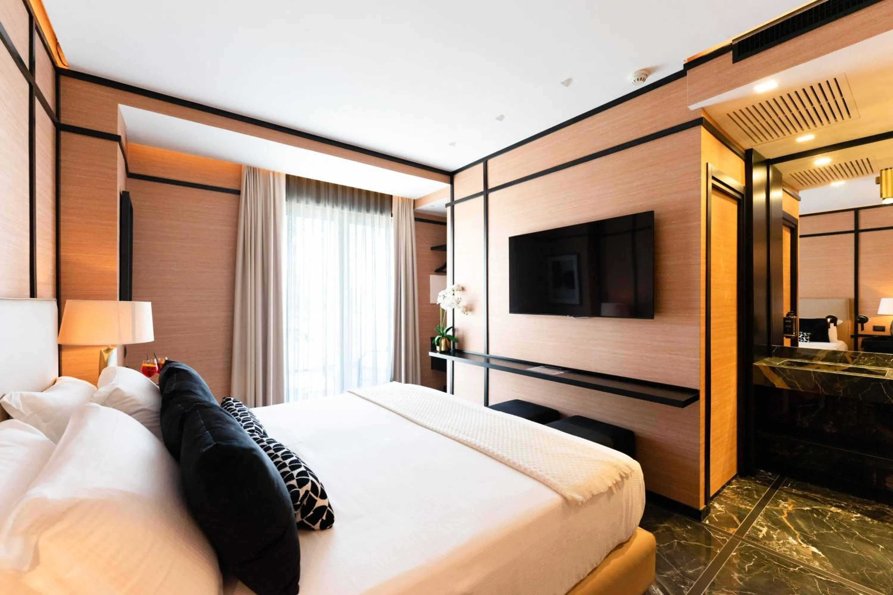 Bedroom, Bed in Hotel Il Gabbiano