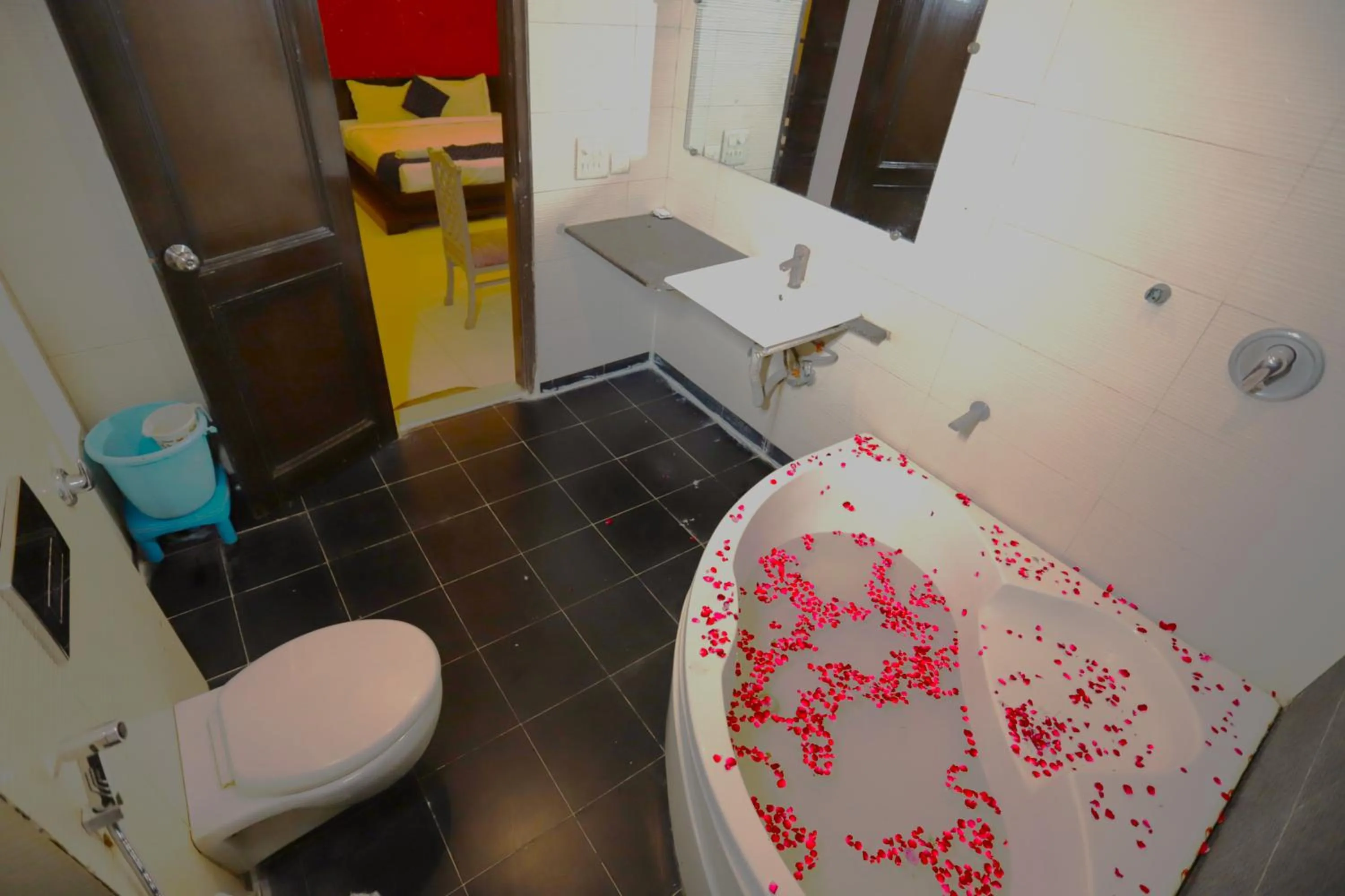 Shower in Hotel Delhi Airport Plaza IGI Airport , Free Airport Pickup