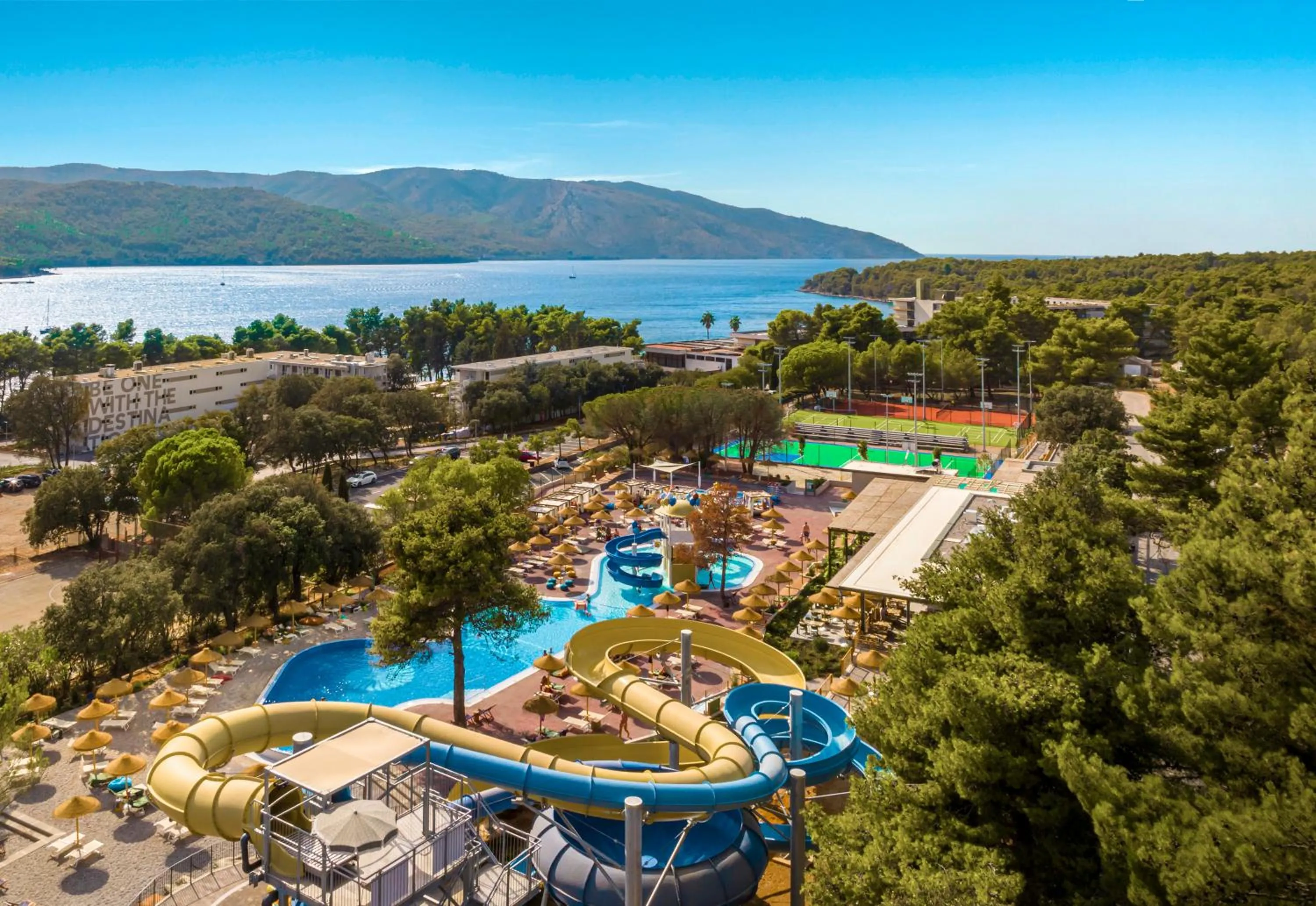 Bird's eye view in Valamar Amicor Resort