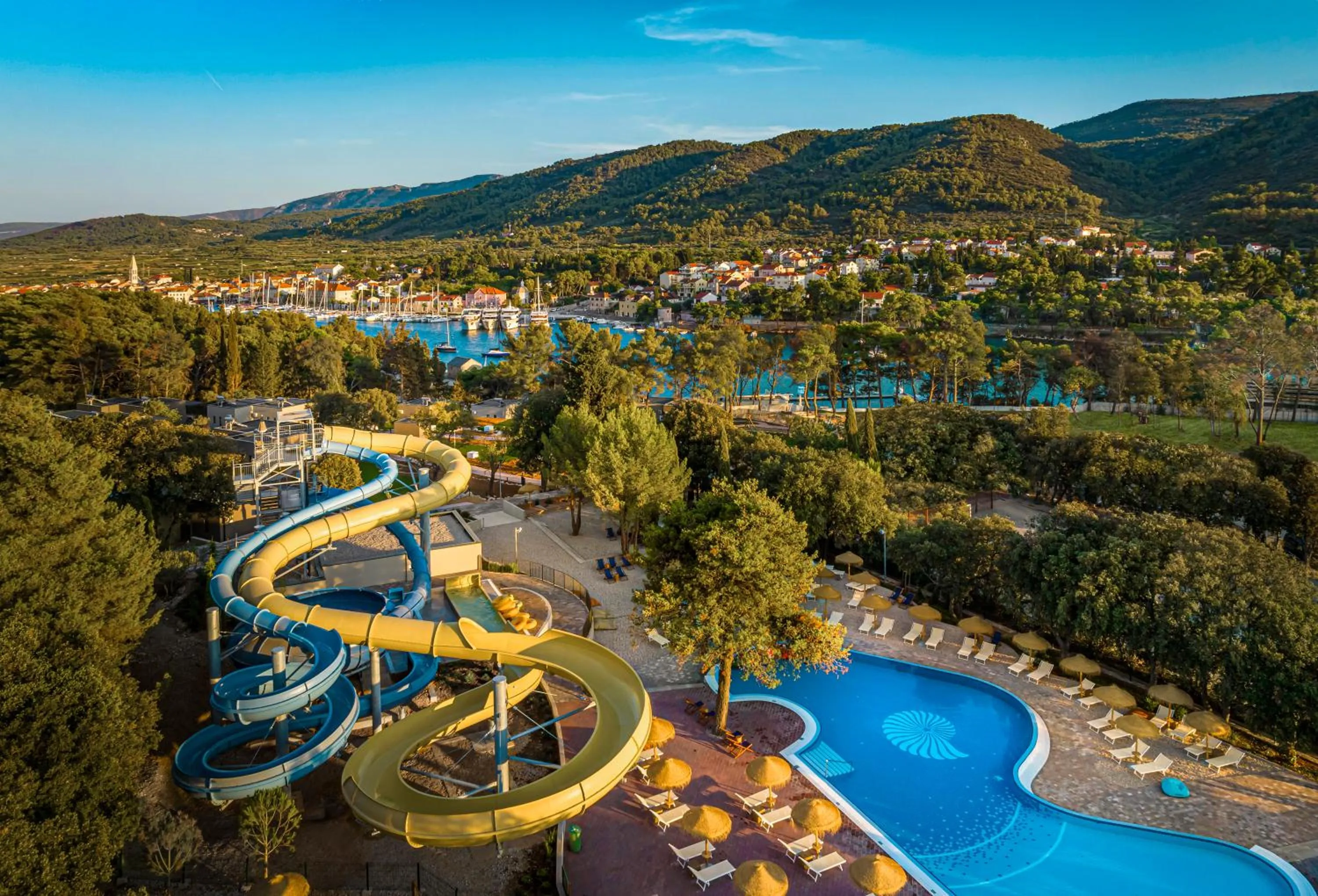 Bird's eye view in Valamar Amicor Resort