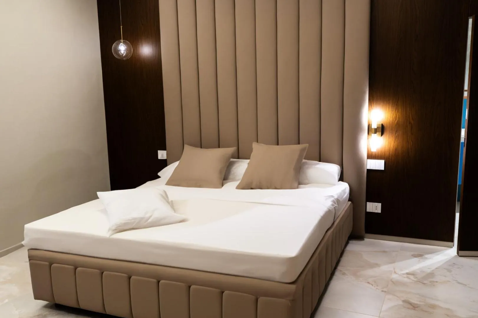 Bed in Hotel Villa Luisa