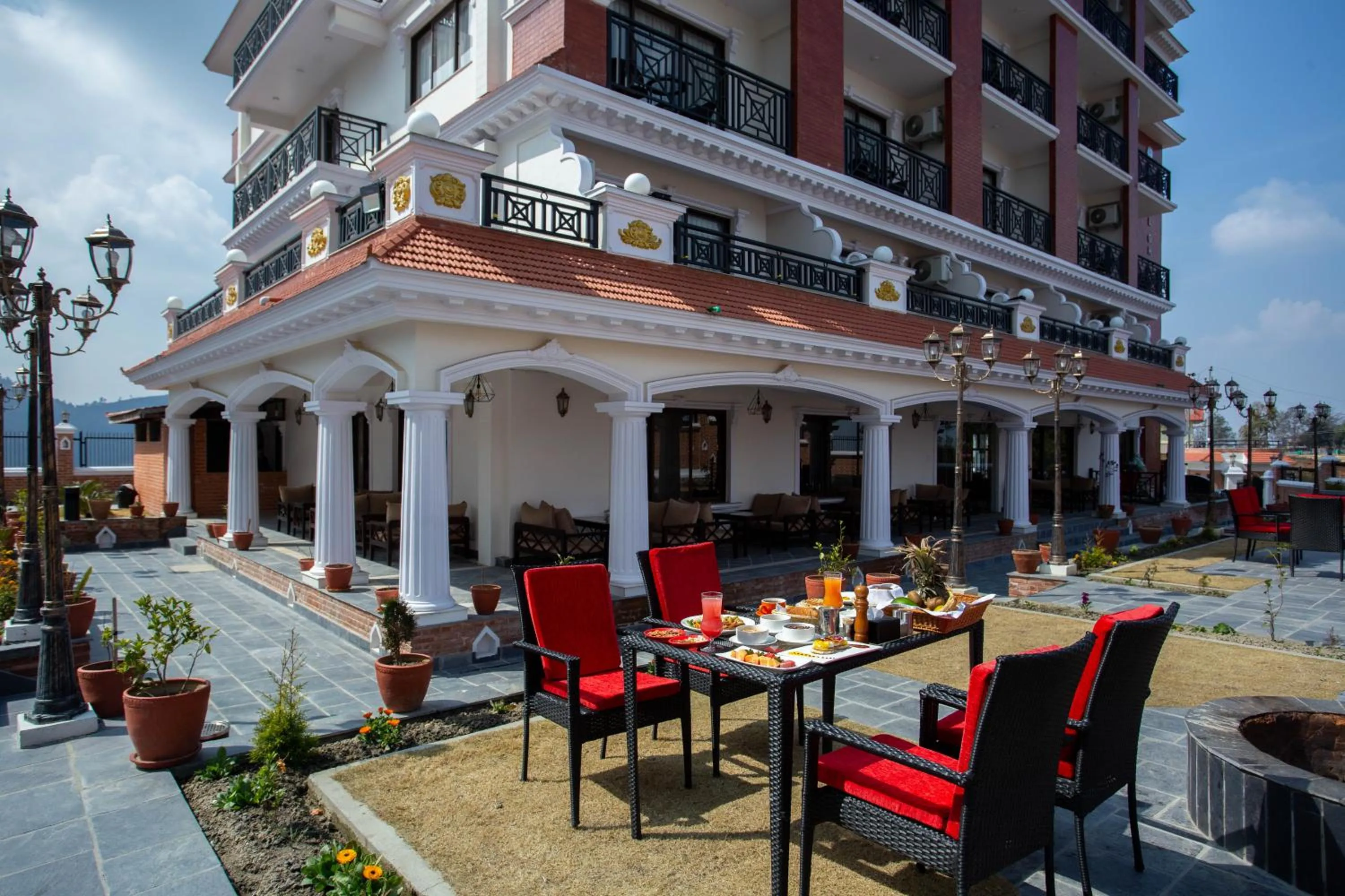 Garden in Hotel Ghyampe Dada