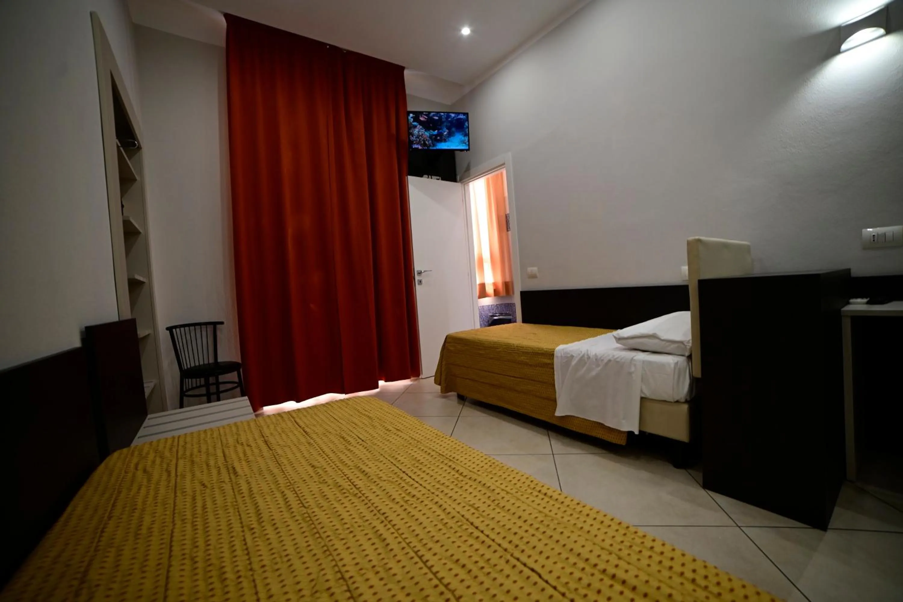 Bedroom, Bed in Hotel Demo'