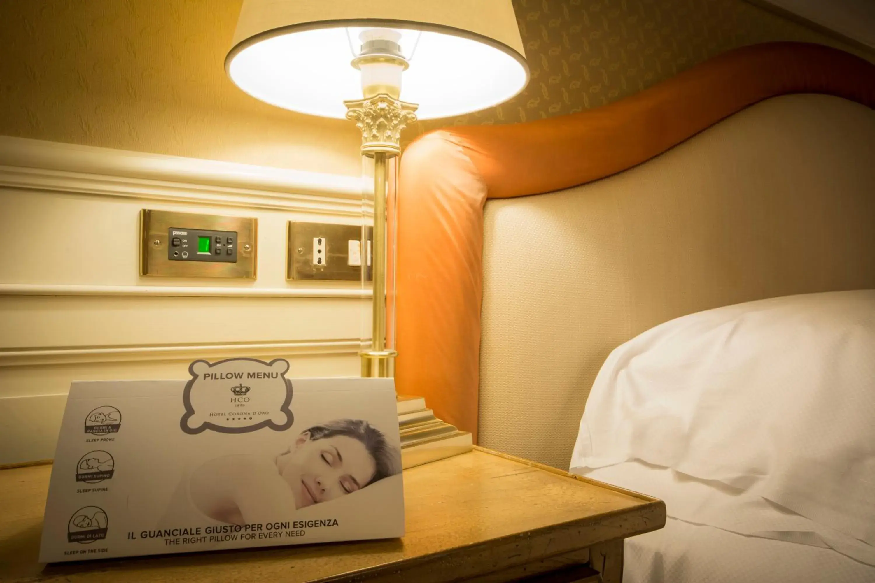 Bedroom, Bed in Hotel Corona d'Oro 1890 Bedroom, Bed in Hotel Corona d'Oro 1890