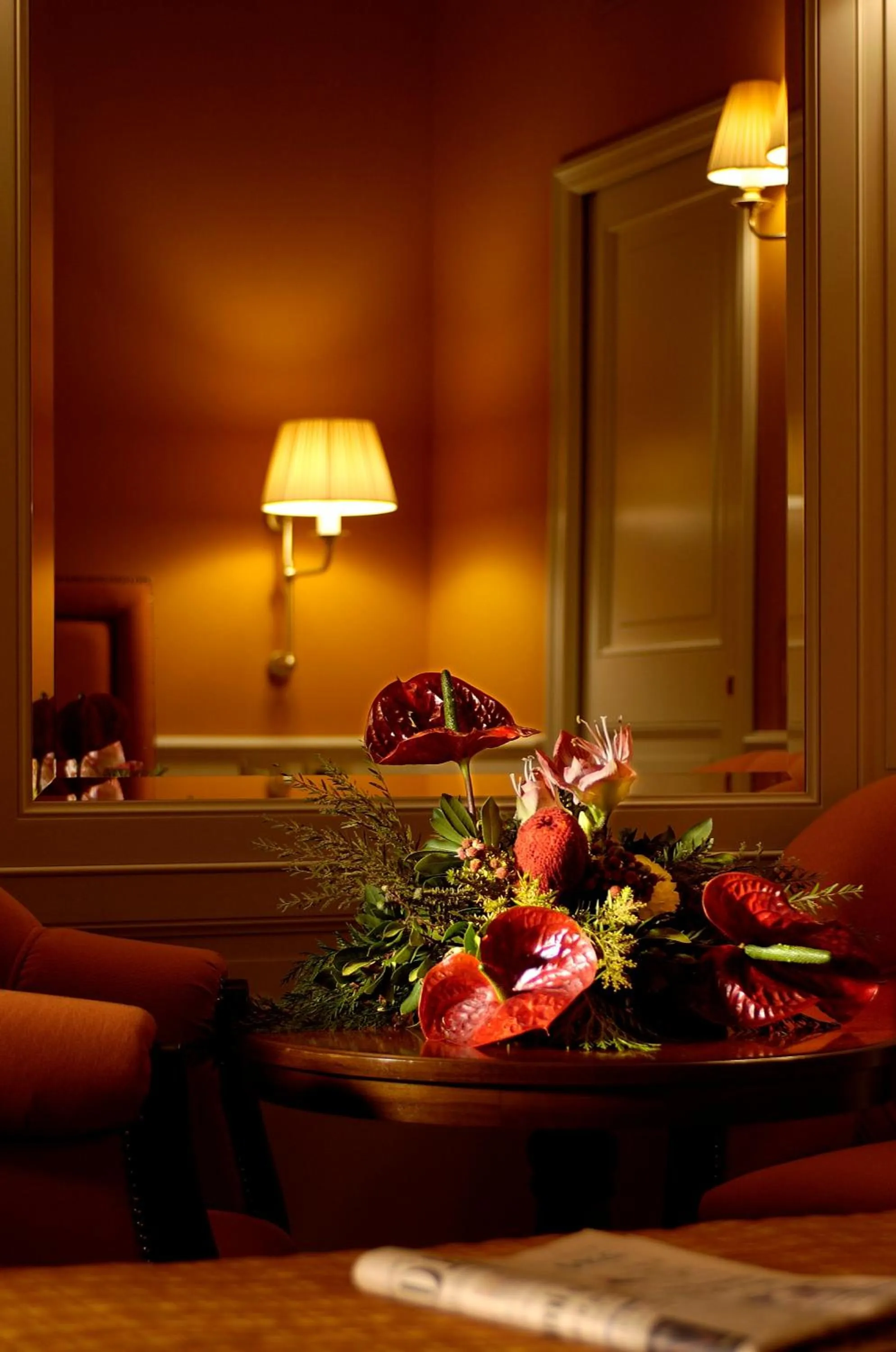 Seating area in Hotel Corona d'Oro 1890