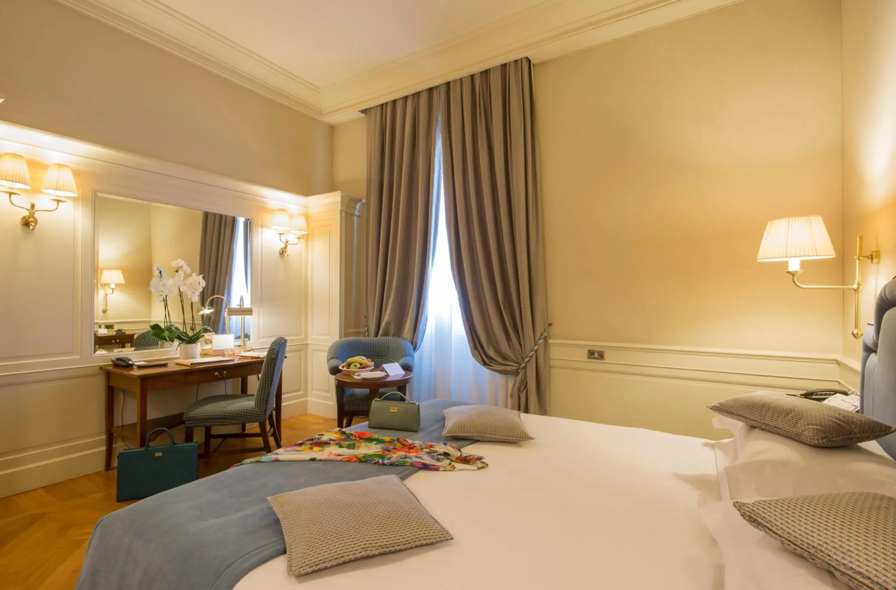 Bedroom, Bed in Hotel Corona d'Oro 1890 Bedroom, Bed in Hotel Corona d'Oro 1890