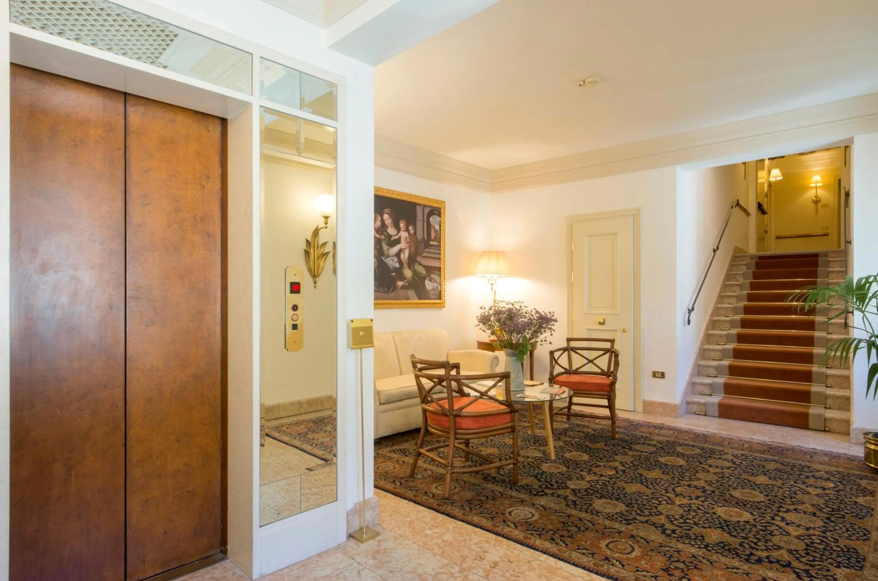 Decorative detail in Hotel Corona d'Oro 1890