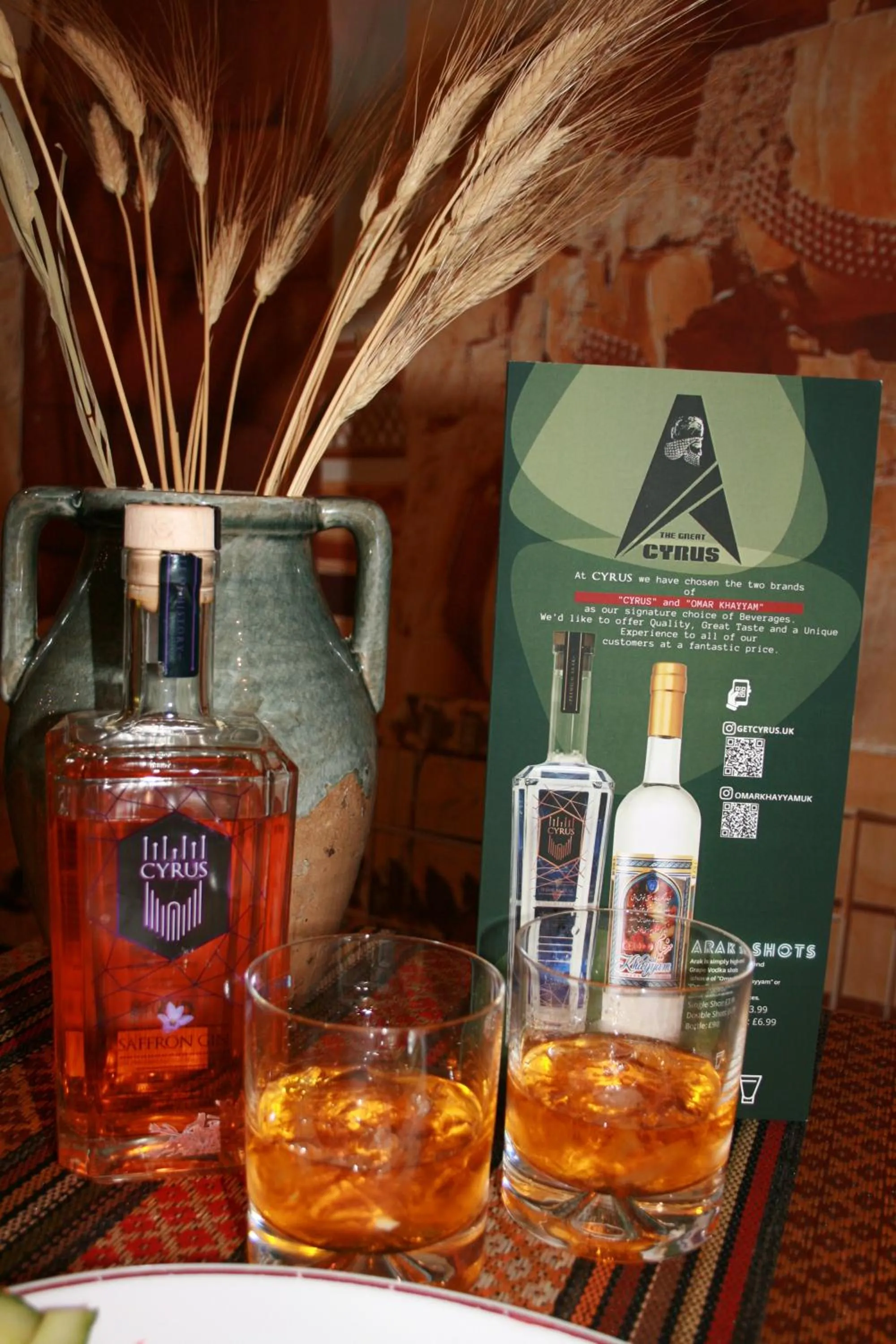 Drinks in Cyrus Hotel