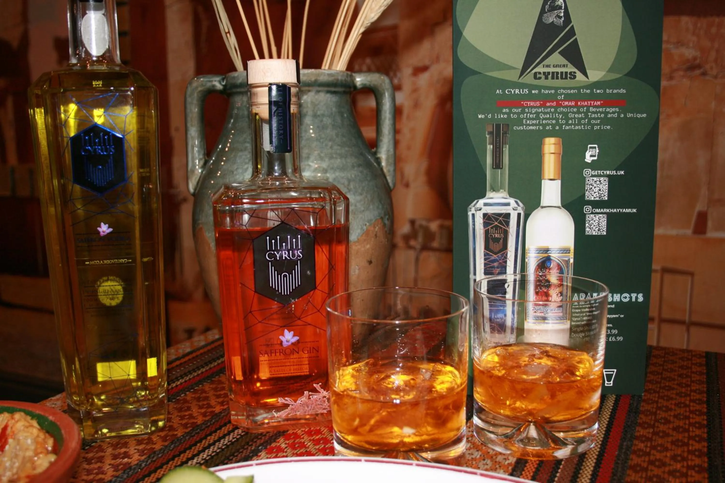 Drinks in Cyrus Hotel