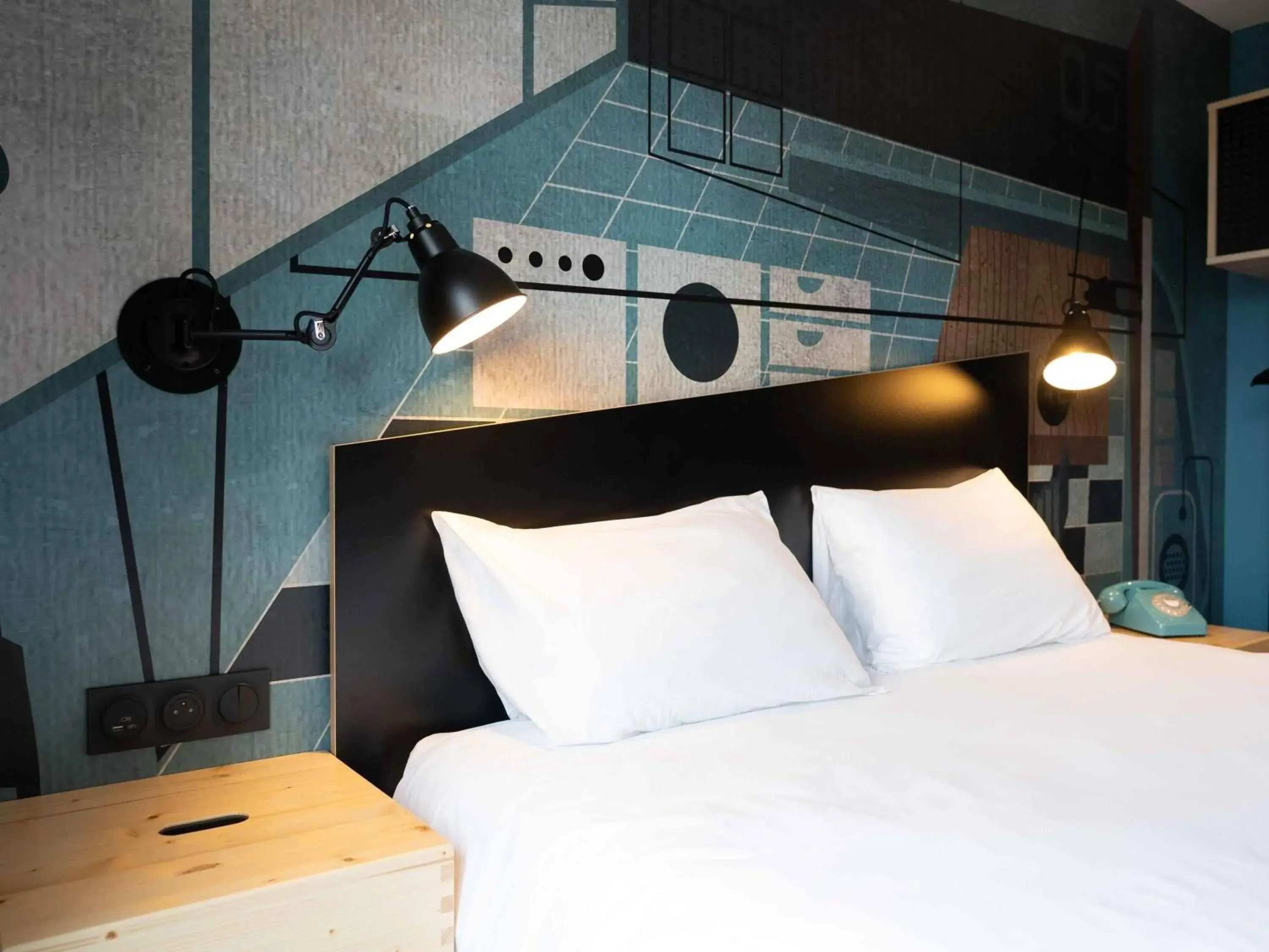 Bedroom, Bed in ibis Styles Dreux Centre Gare Bedroom, Bed in ibis Styles Dreux Centre Gare