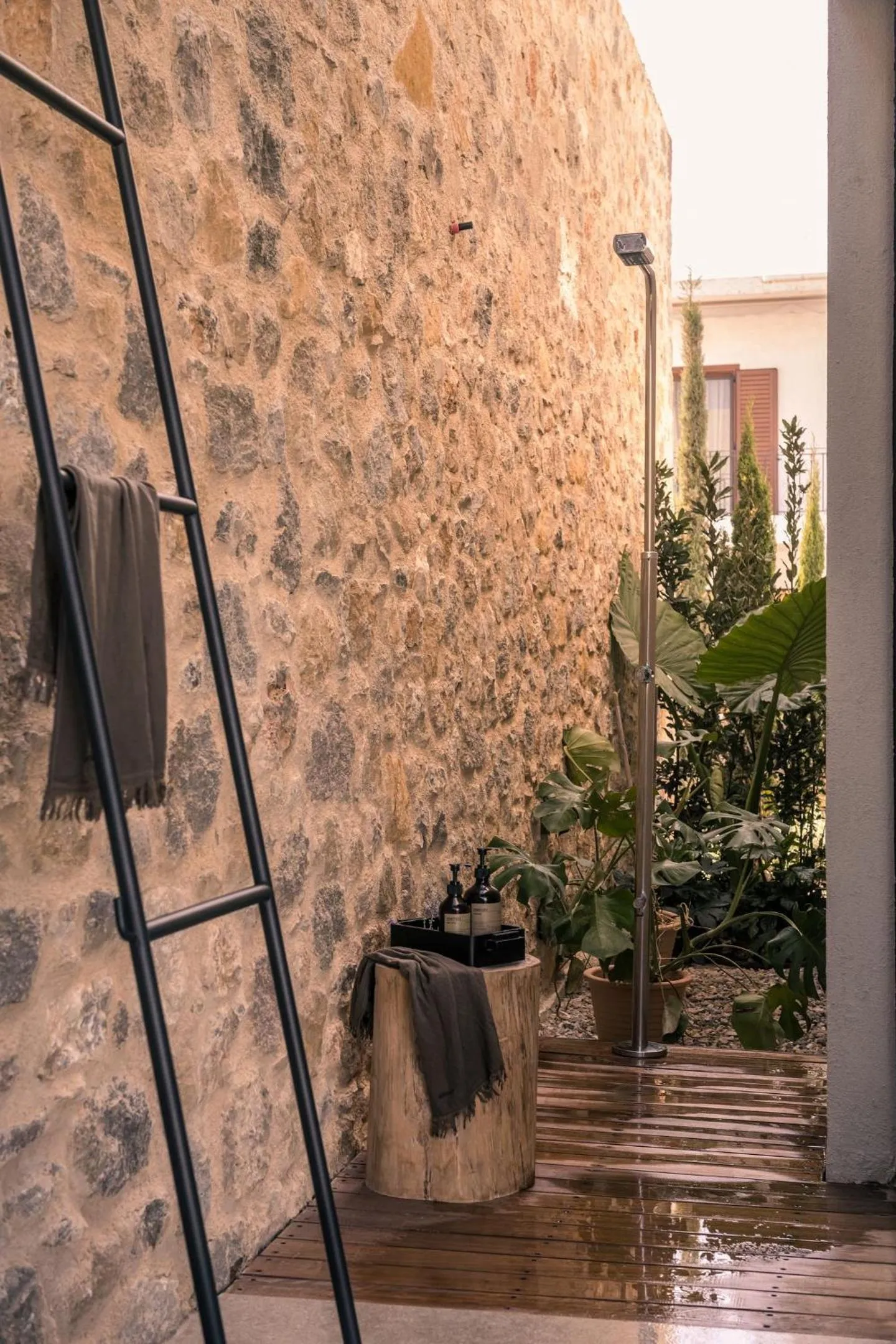 Patio in Theros All Suite Hotel - Adults Only