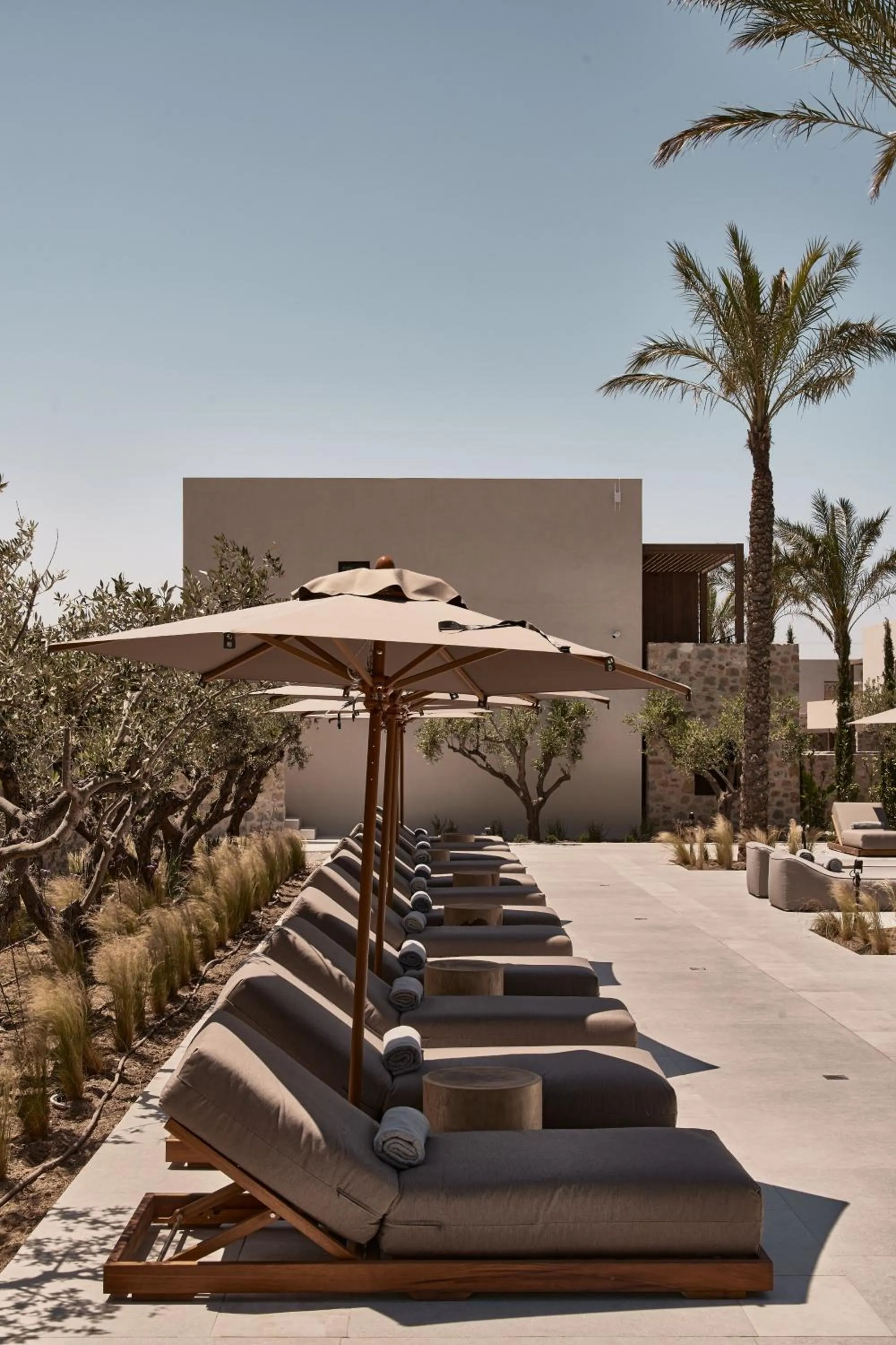 sunbed in Theros All Suite Hotel - Adults Only