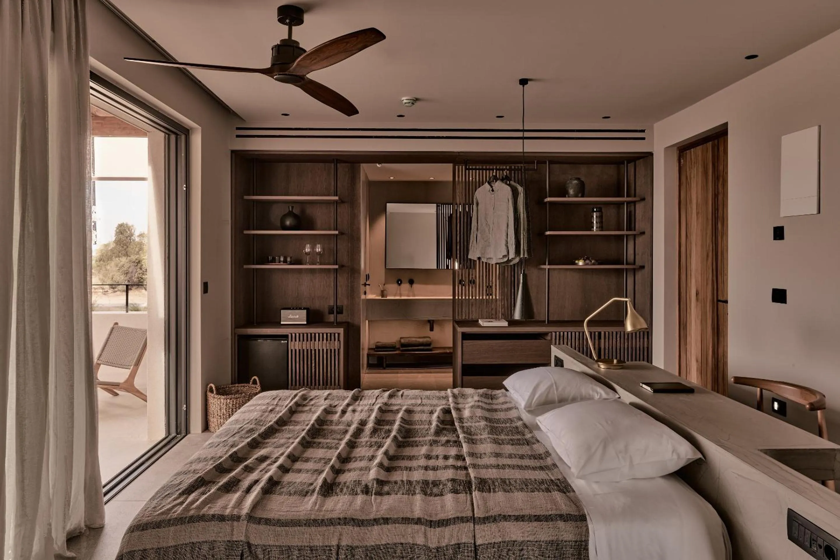 Bed in Theros All Suite Hotel - Adults Only