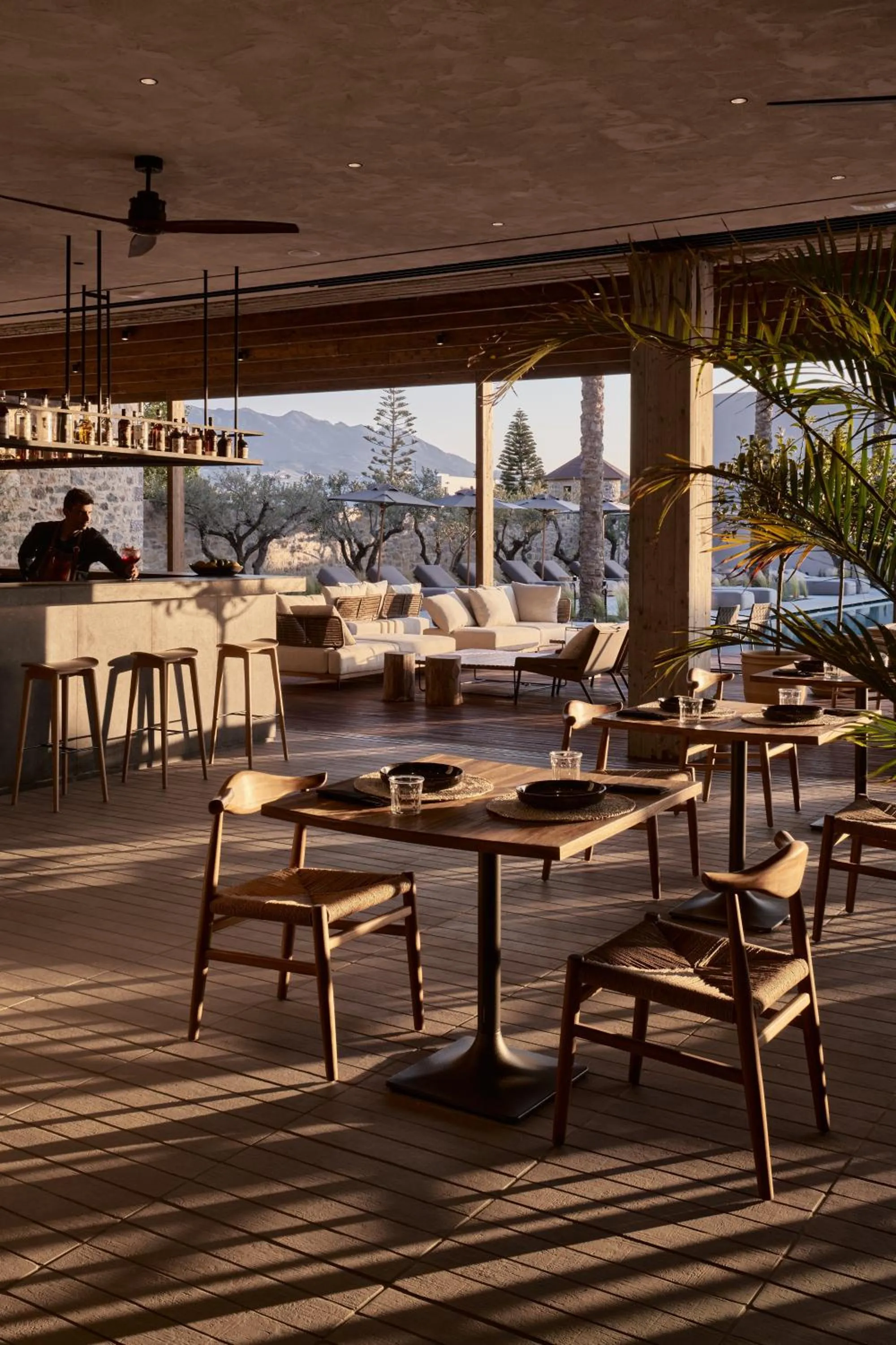 Restaurant/places to eat in Theros All Suite Hotel - Adults Only