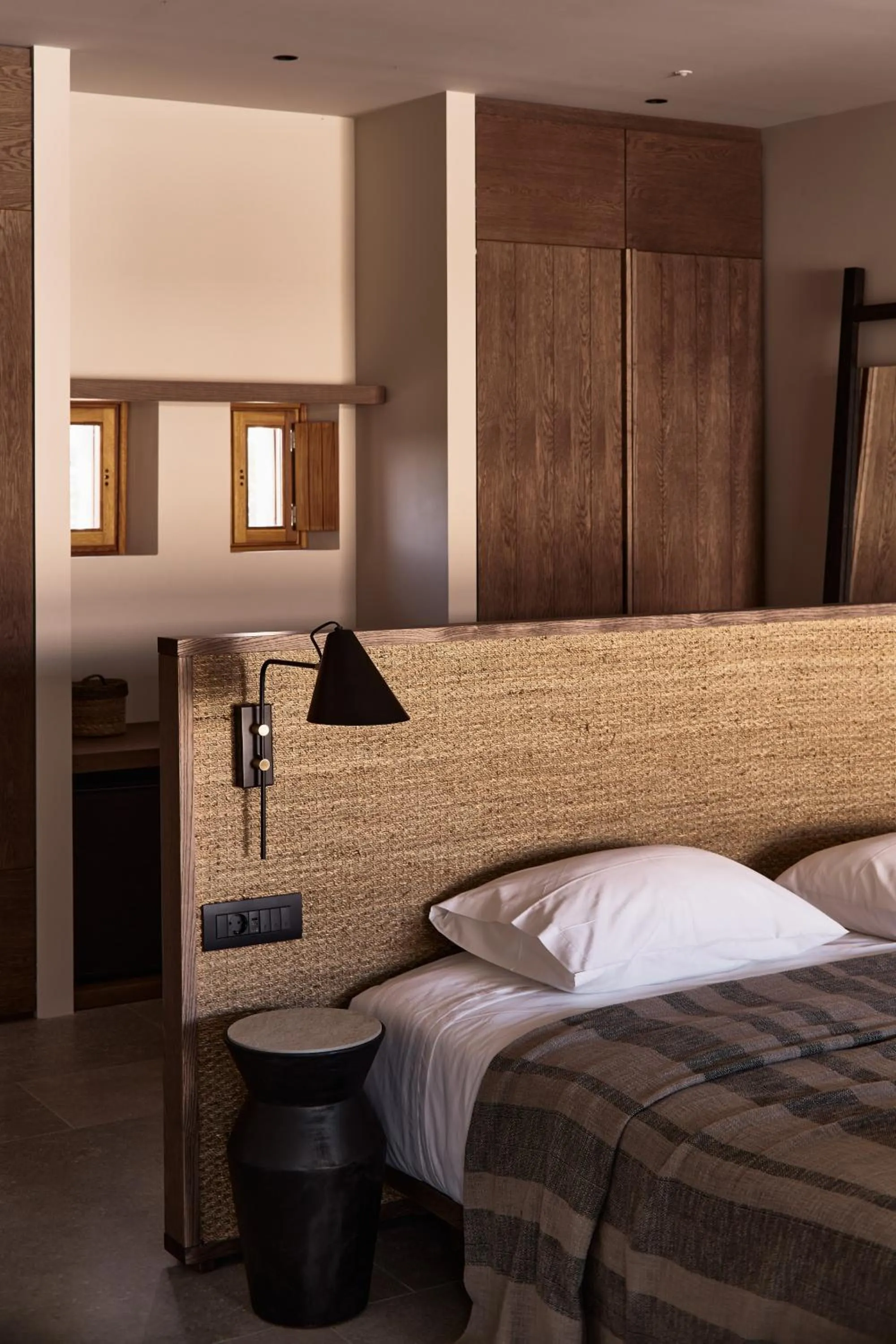 Bed in Theros All Suite Hotel - Adults Only