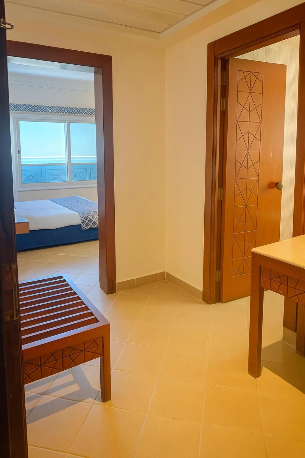 Facade/entrance, Bed in Swiss Wellness Dive Resort