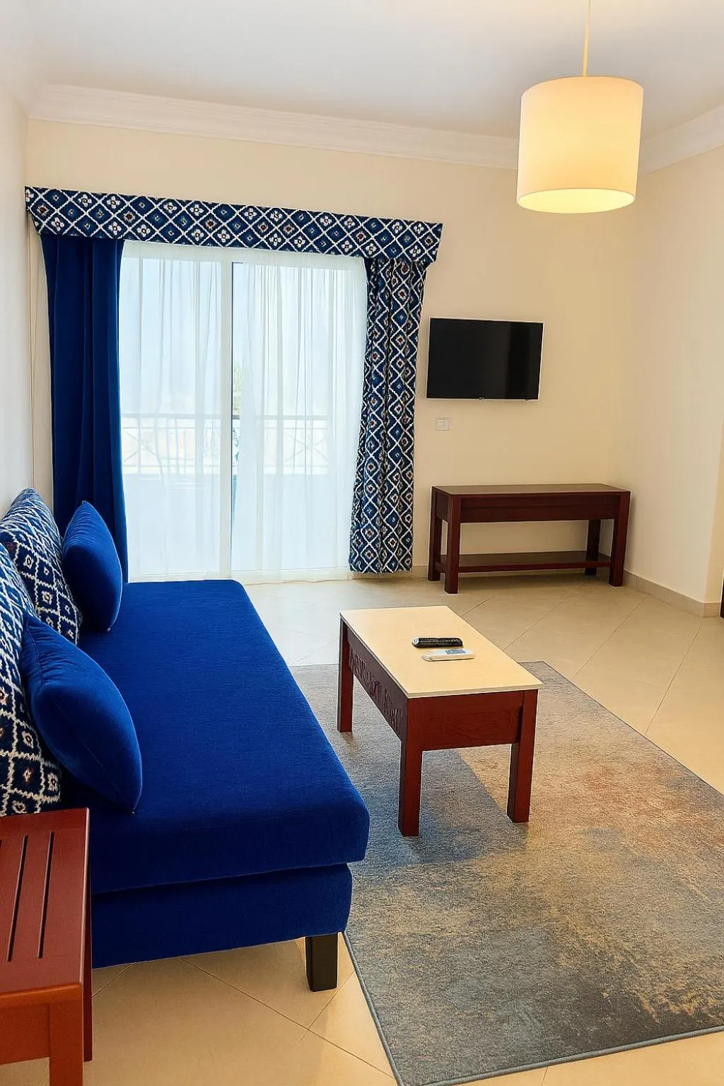 Living room in Swiss Wellness Dive Resort