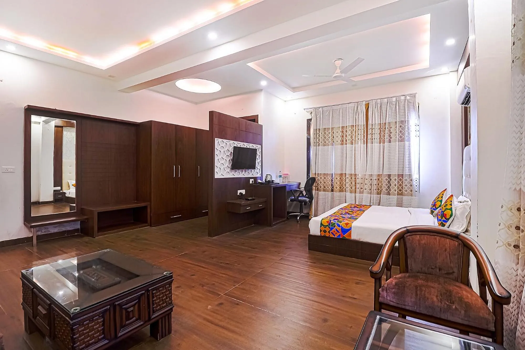 Photo of the whole room, Bed in FabHotel Swess Grand