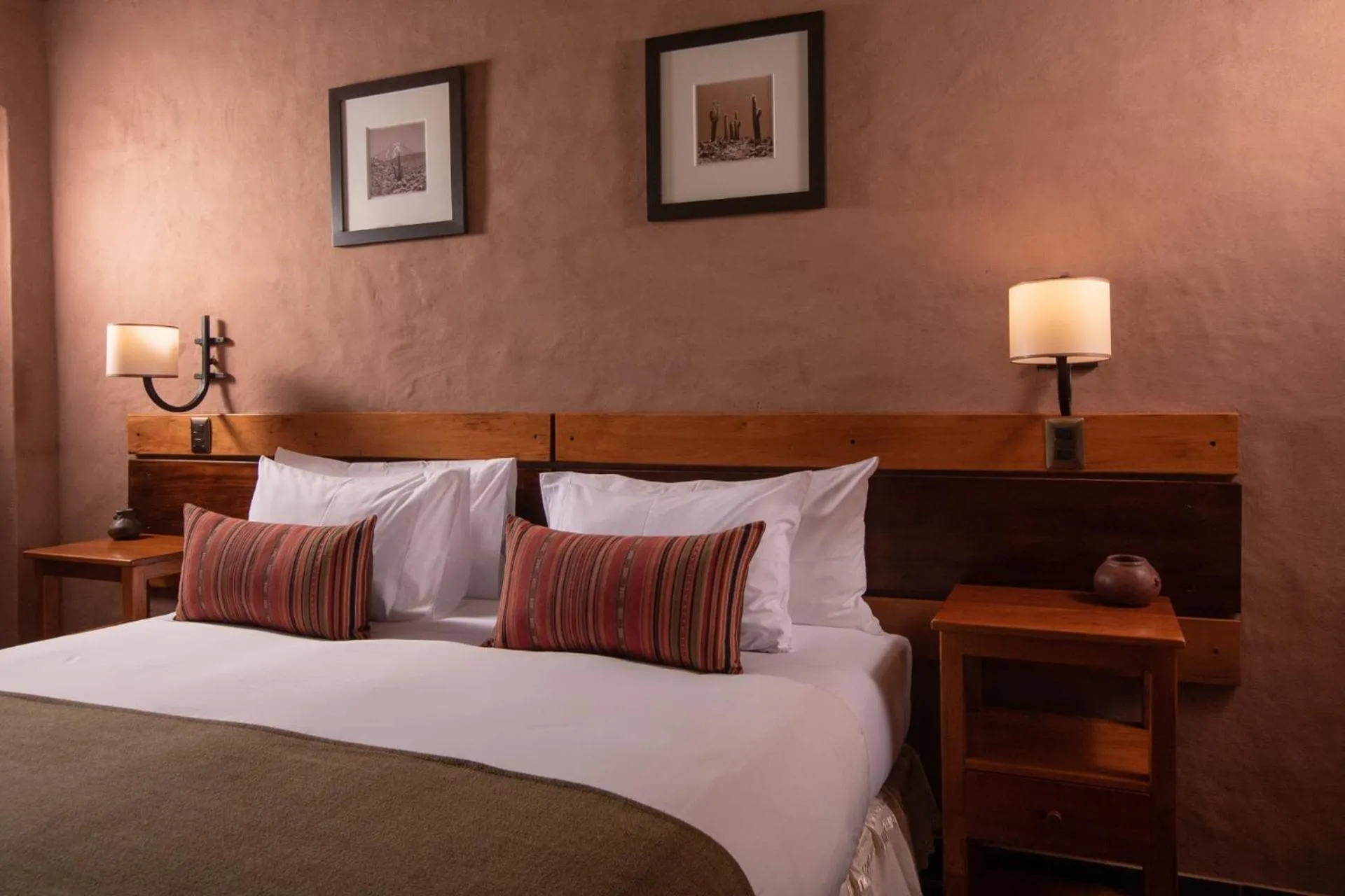 Bed in Hotel Pascual Andino