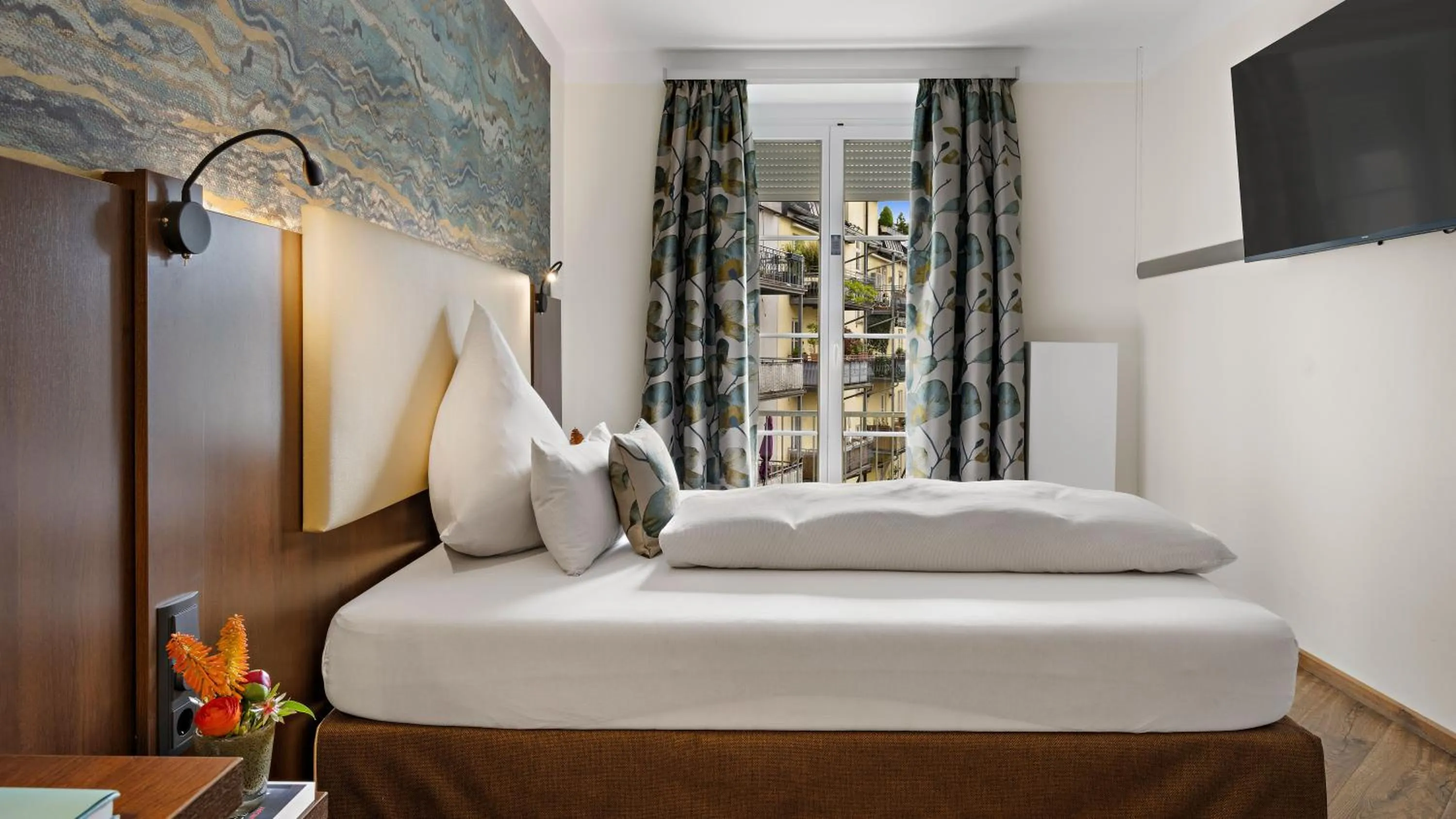 Bed in Hotel Deutsche Eiche