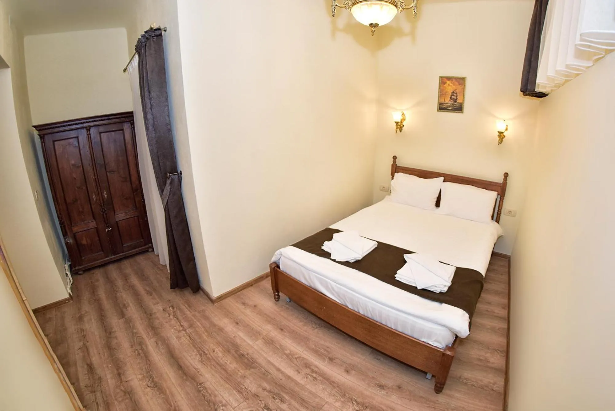 City view, Bed in La Maisonnette