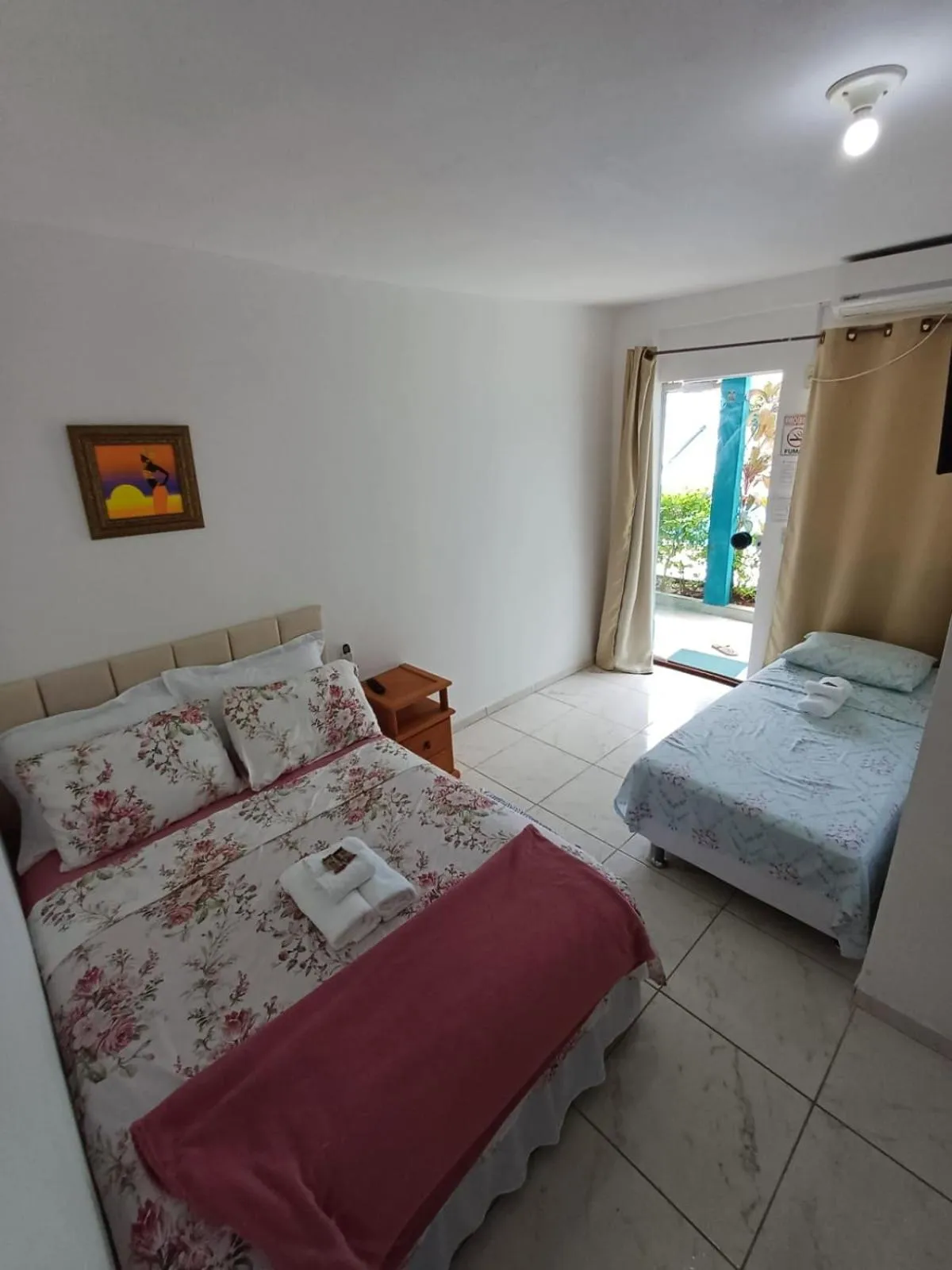 Bed in Pousada Recanto das Oliveiras-Búzios