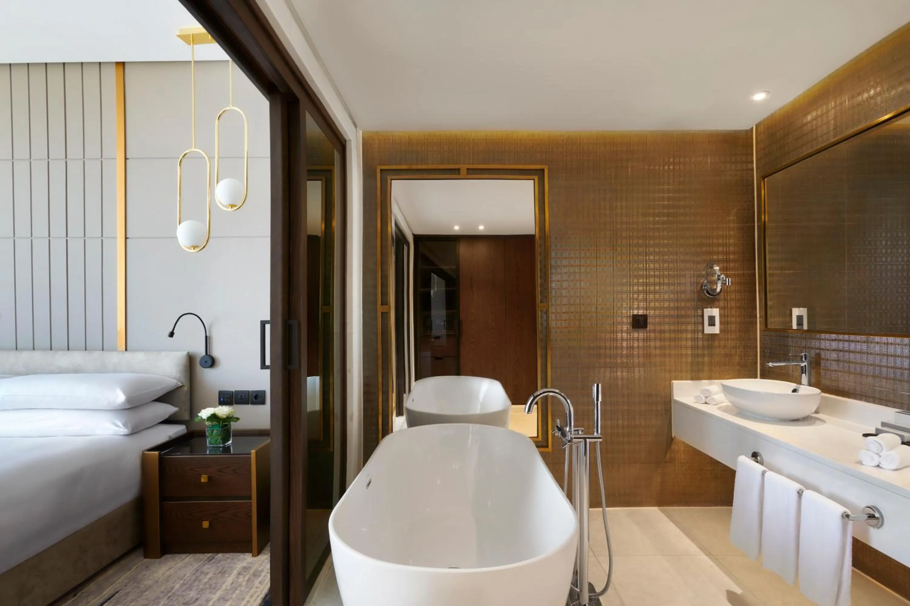 Toilet, Bed in Crowne Plaza - West Cairo Arkan by IHG