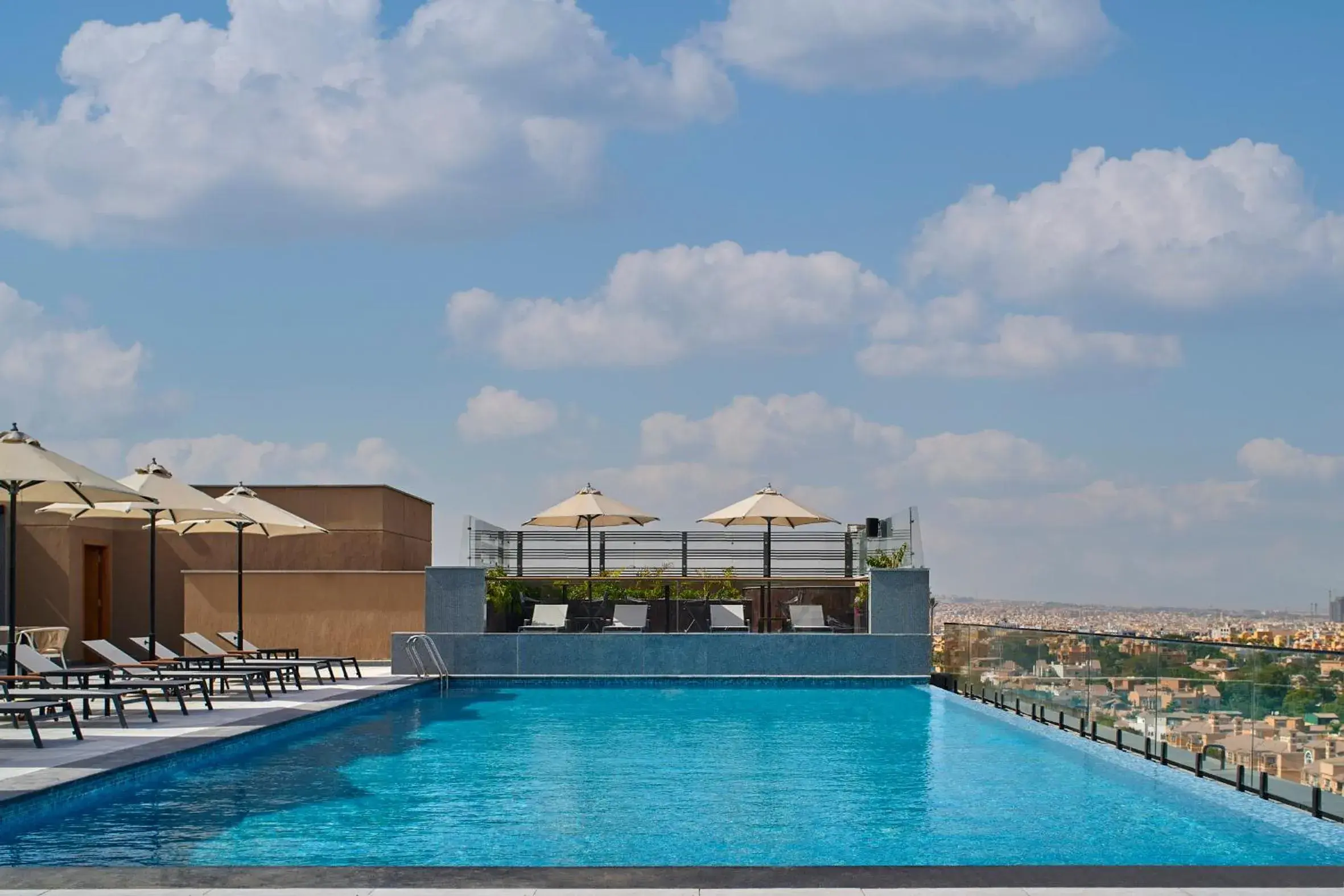 Pool view in Crowne Plaza - West Cairo Arkan by IHG Pool view in Crowne Plaza - West Cairo Arkan by IHG