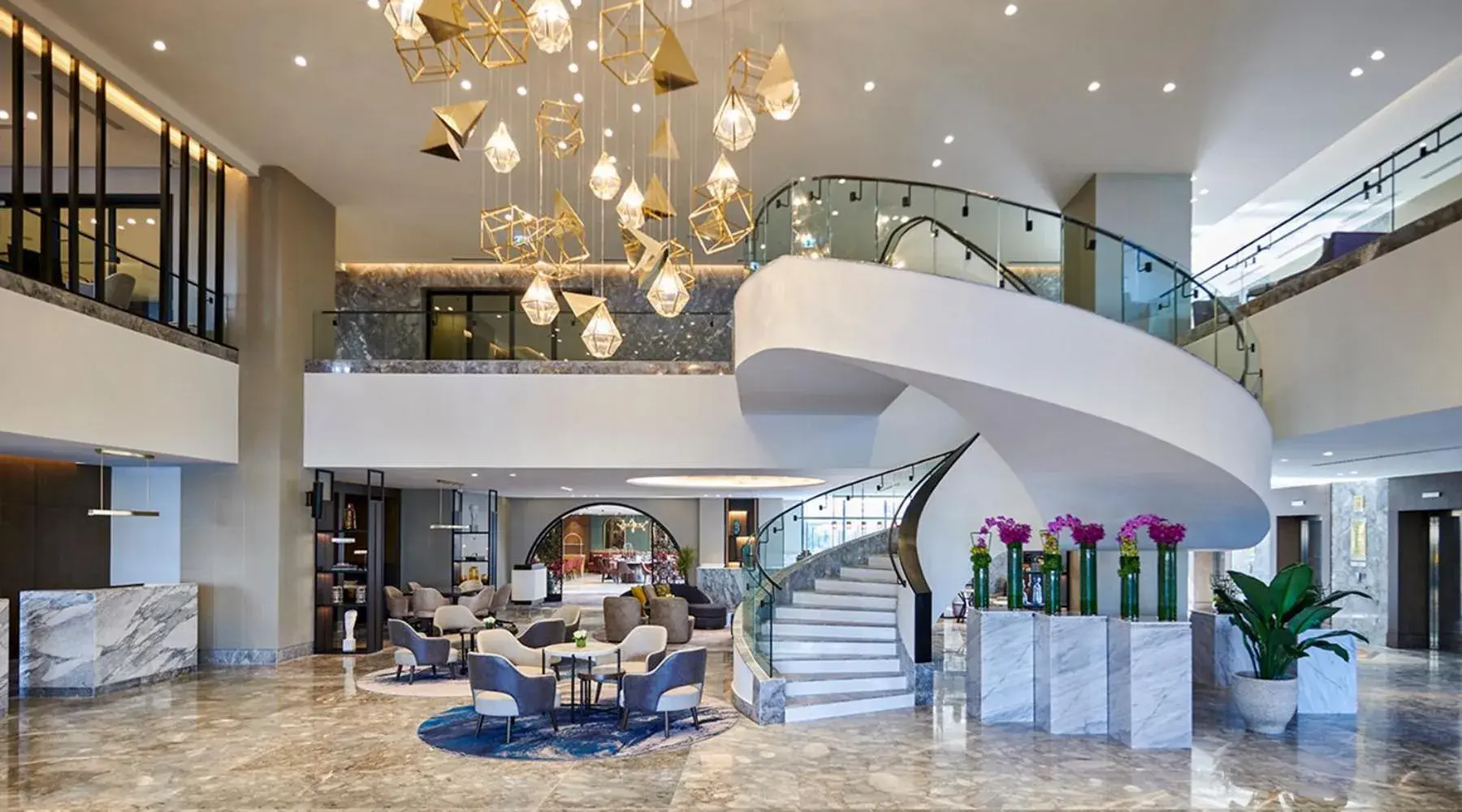 Lobby or reception in Crowne Plaza - West Cairo Arkan by IHG Lobby or reception in Crowne Plaza - West Cairo Arkan by IHG