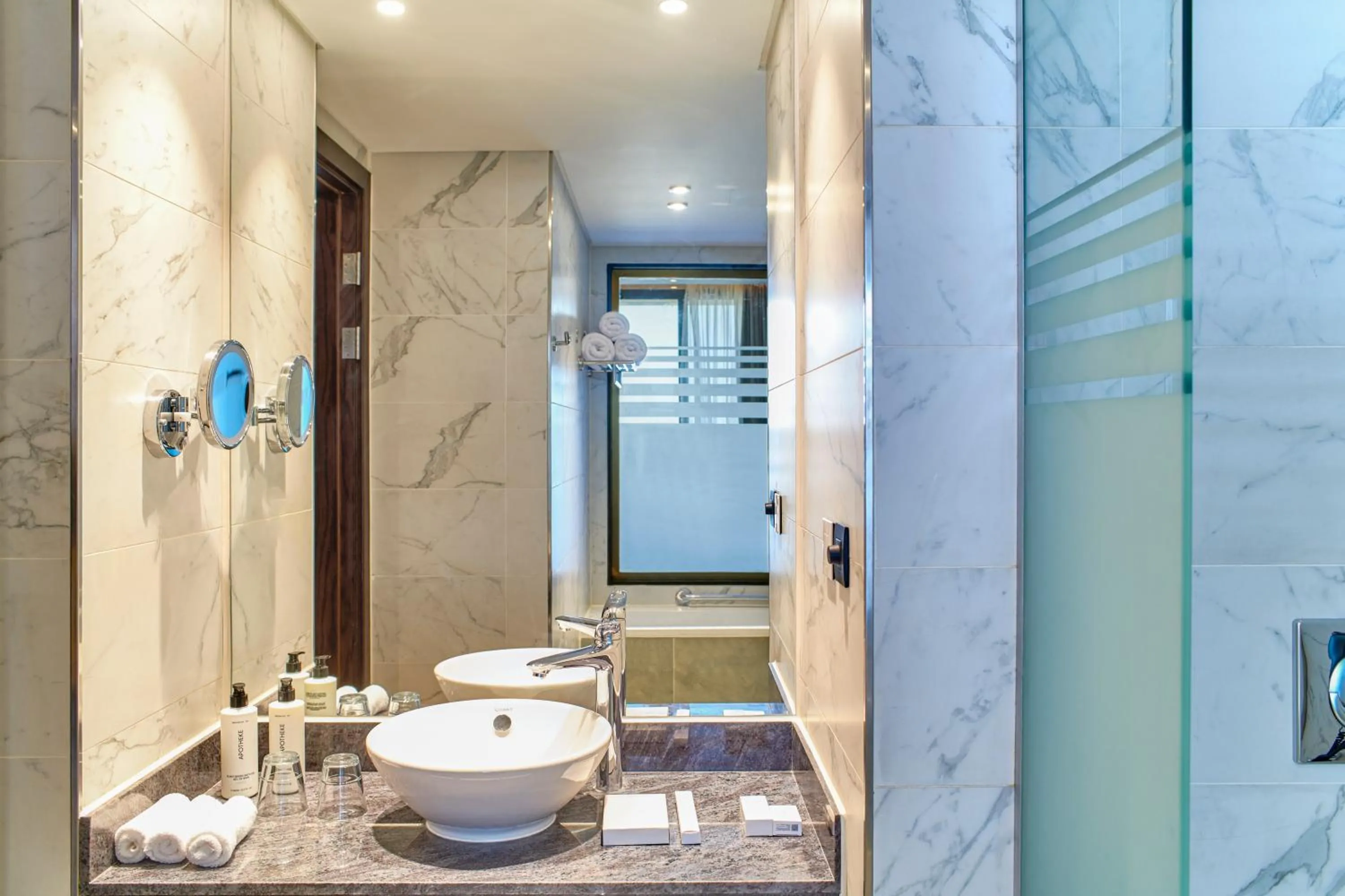 Bathroom in Crowne Plaza - West Cairo Arkan by IHG