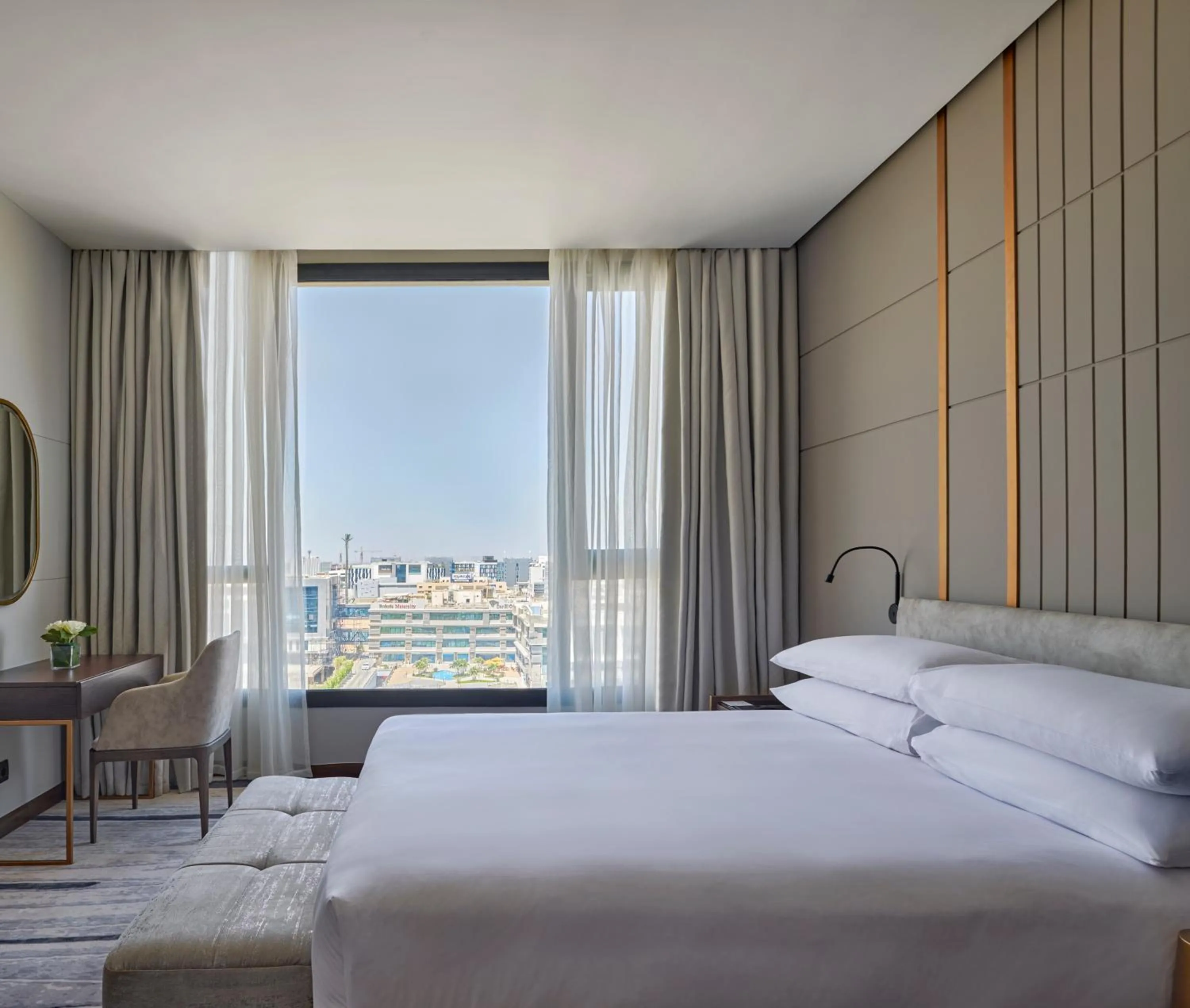 View (from property/room), Bed in Crowne Plaza - West Cairo Arkan by IHG