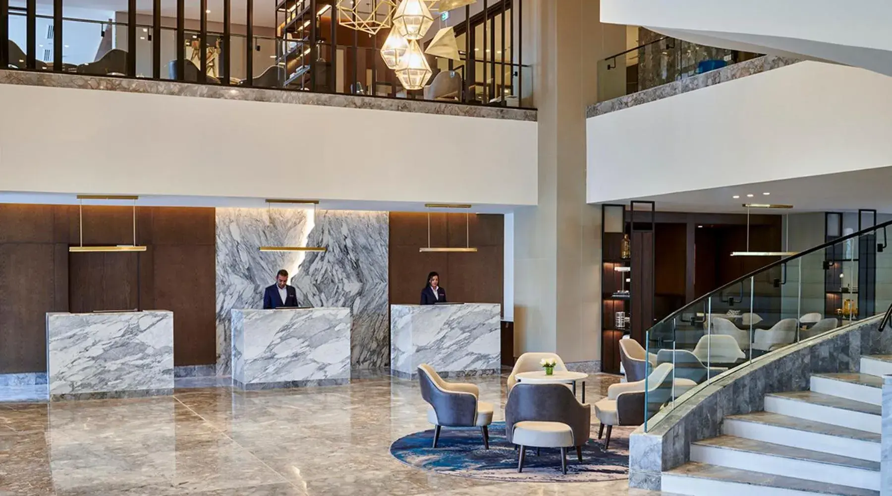 Lobby or reception in Crowne Plaza - West Cairo Arkan by IHG Lobby or reception in Crowne Plaza - West Cairo Arkan by IHG