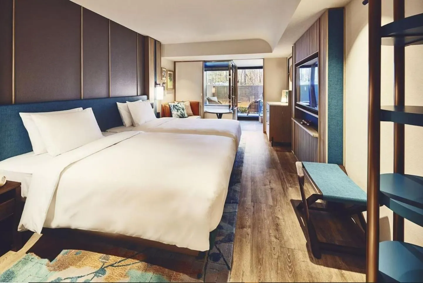 Photo of the whole room, Bed in Hotel Indigo Karuizawa