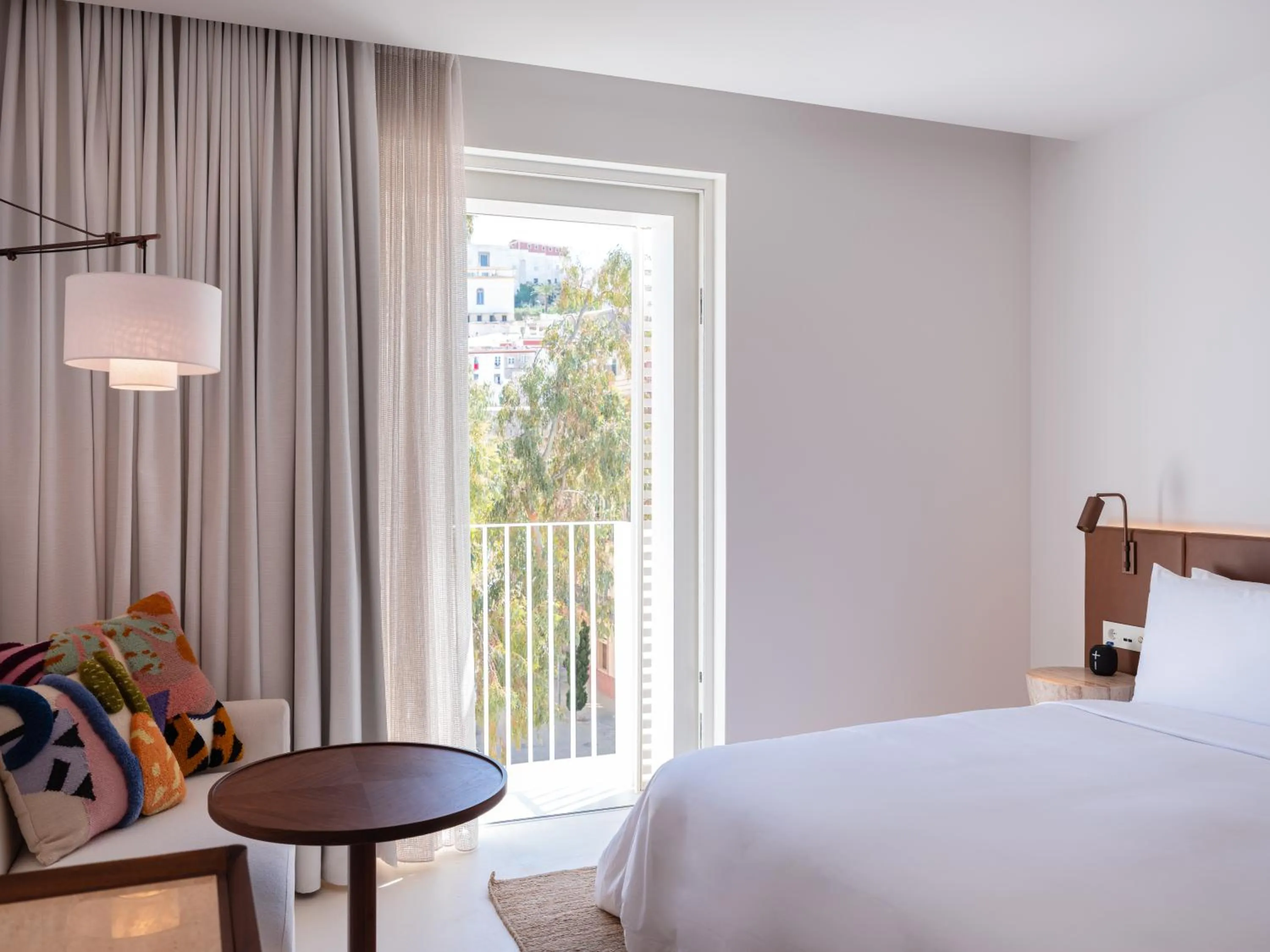 View (from property/room), Bed in The Standard, Ibiza