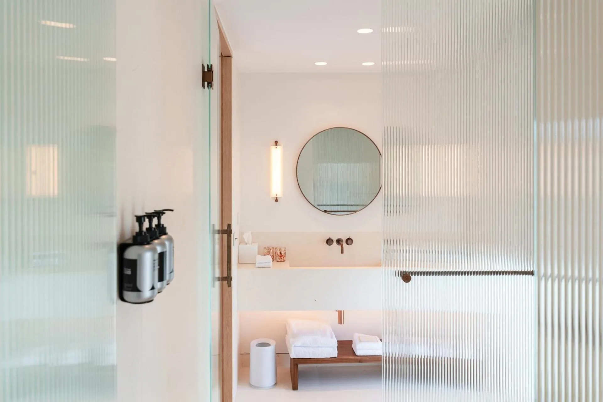 Bathroom, Bed in The Standard, Ibiza