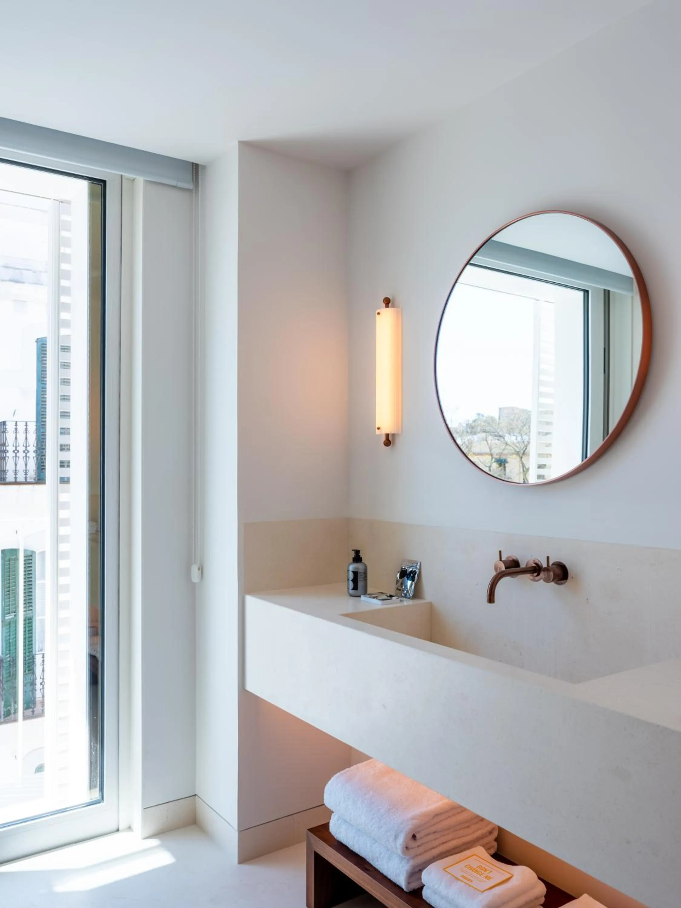 Bathroom, Bed in The Standard, Ibiza