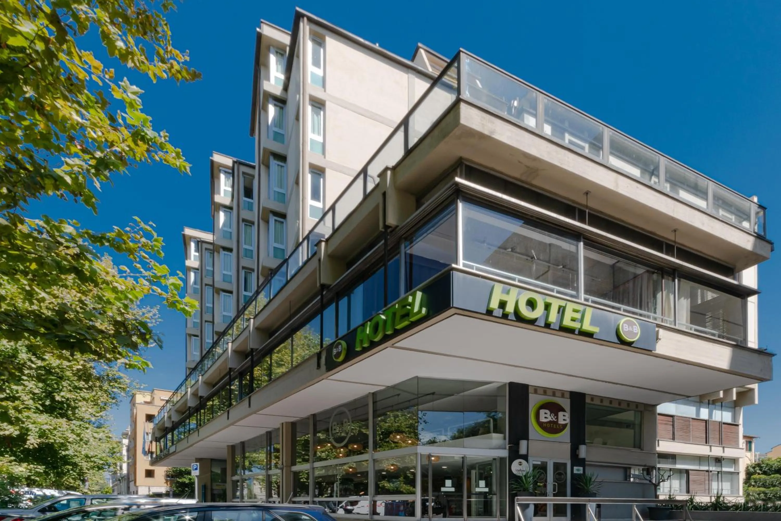 Property building in B&B Hotel Firenze City Center