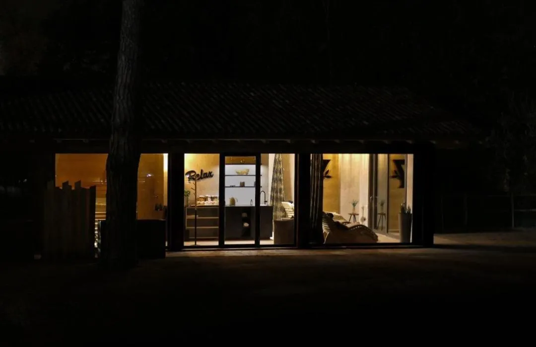 Sauna in Sibenbras Natural Aparthotel