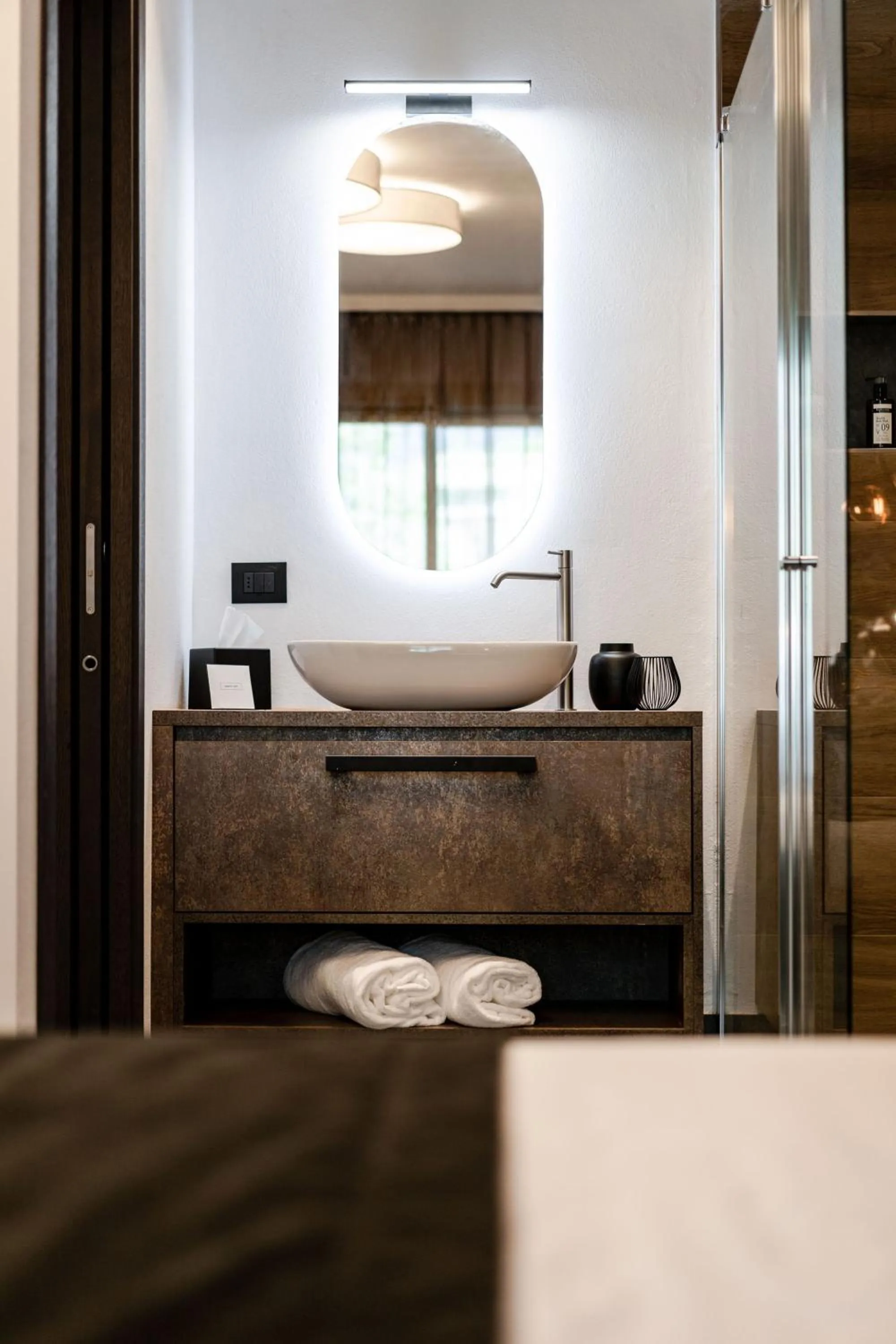 Bed in Sibenbras Natural Aparthotel