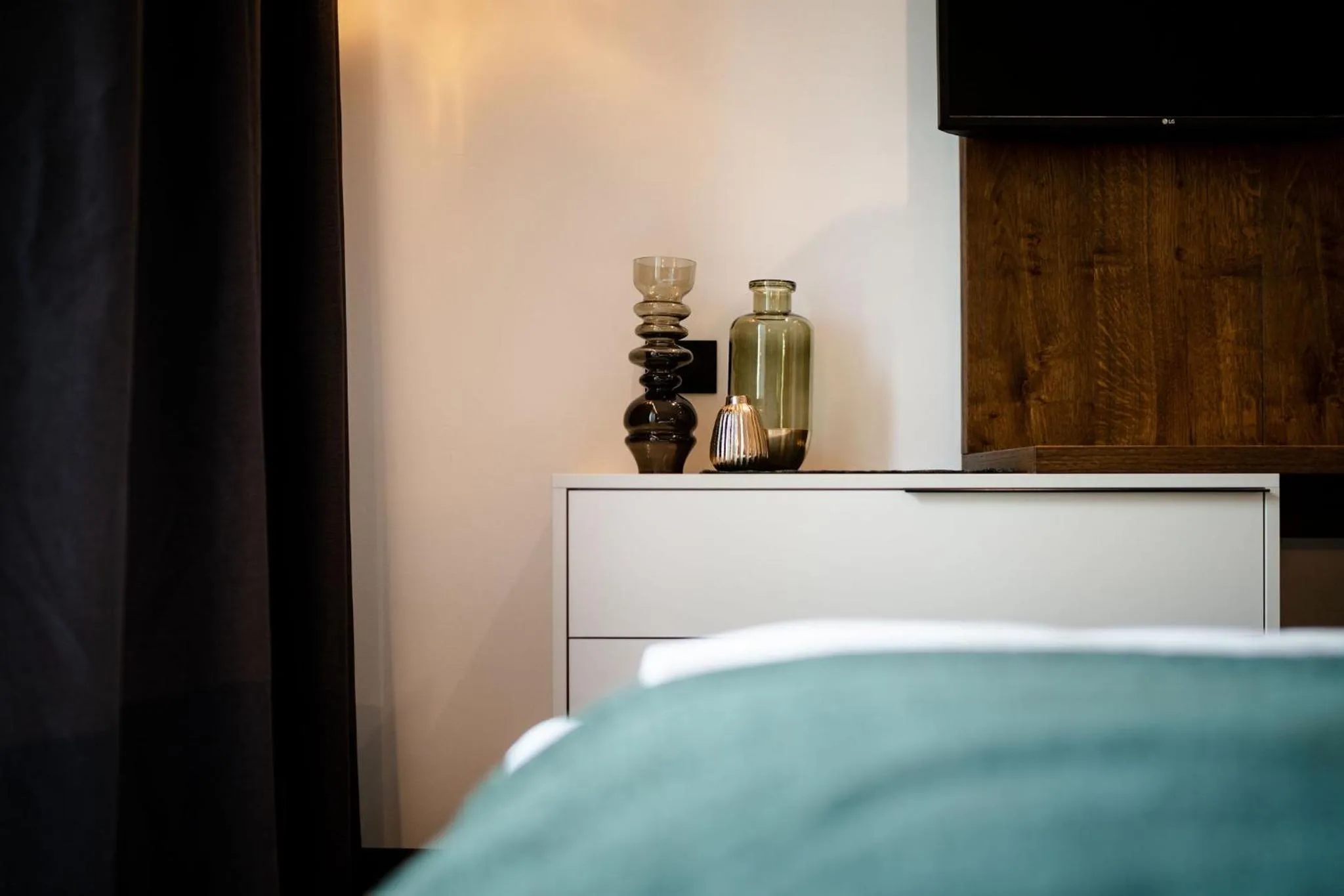 Bed in Sibenbras Natural Aparthotel