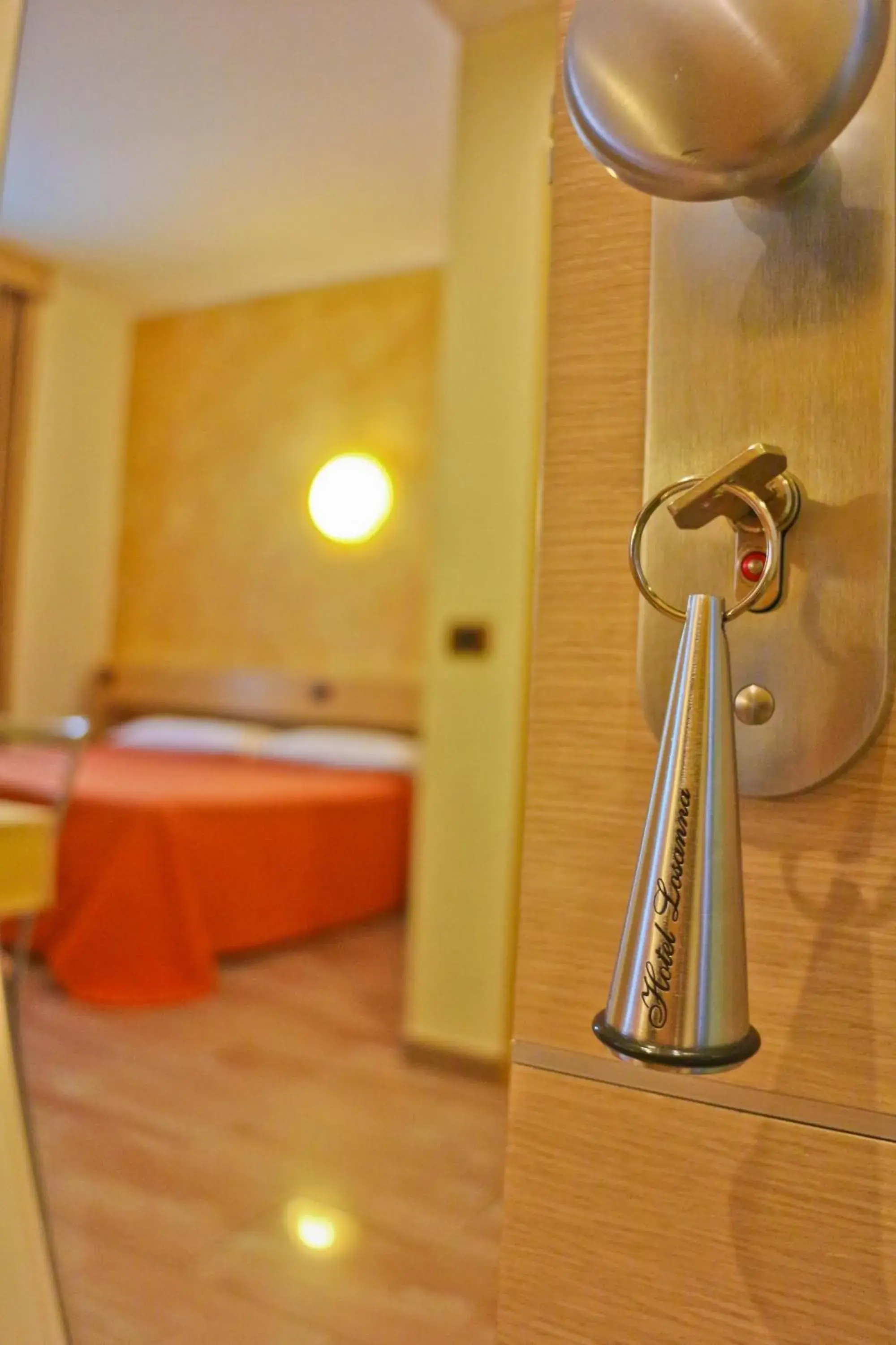 Decorative detail, Bed in Hotel Losanna Decorative detail, Bed in Hotel Losanna