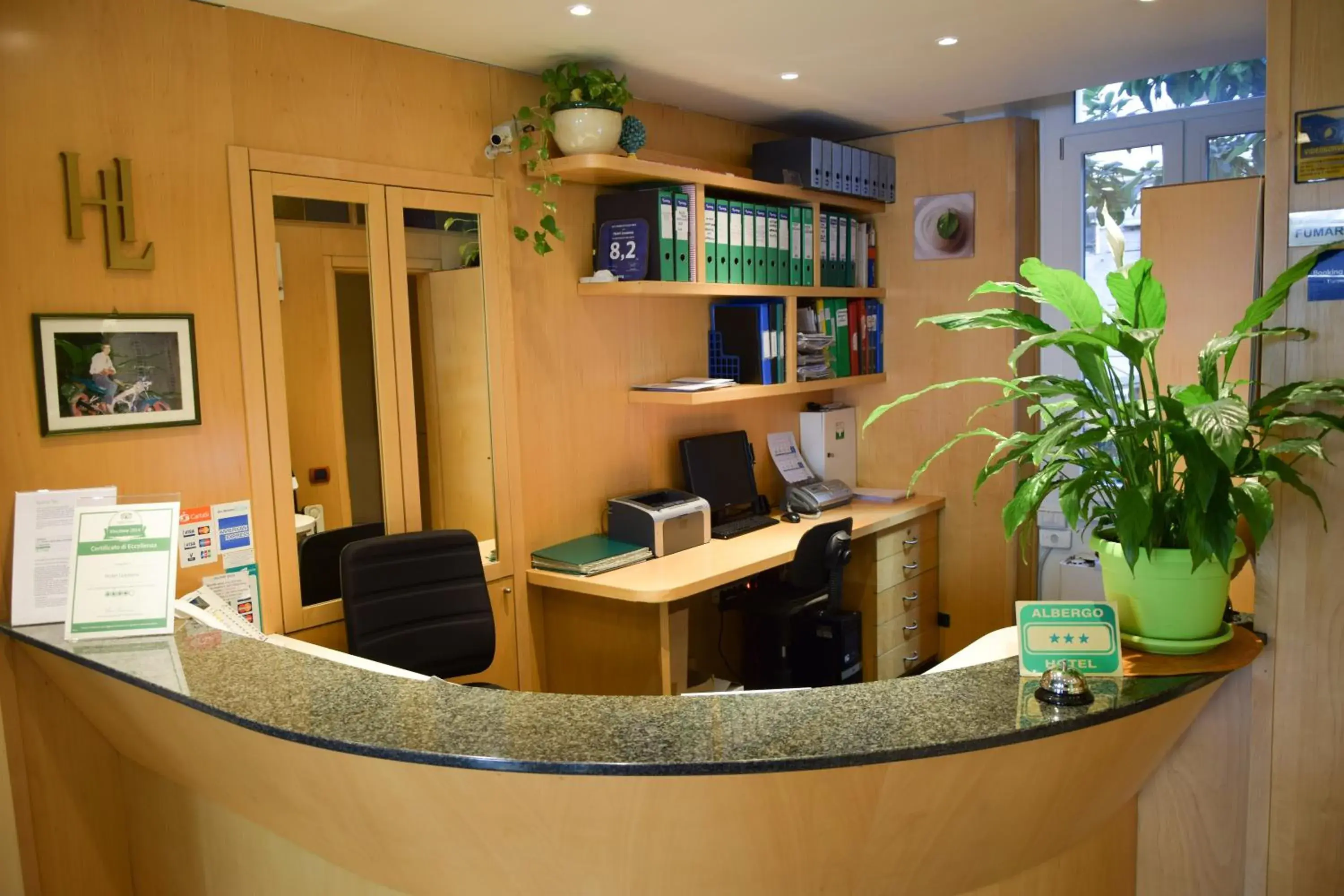 Lobby or reception in Hotel Losanna Lobby or reception in Hotel Losanna