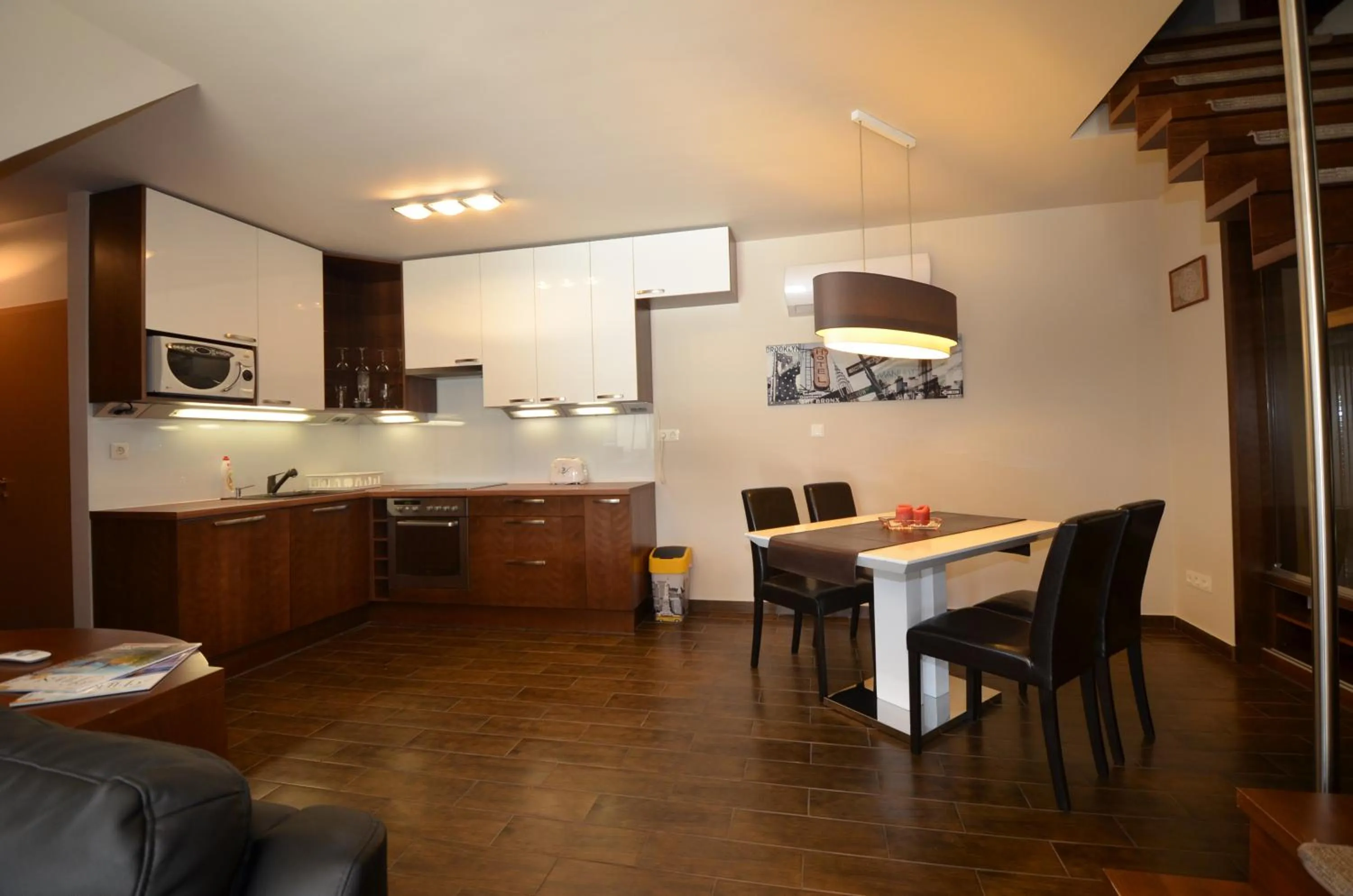 Kitchen or kitchenette in Arpad Bridge Apartments