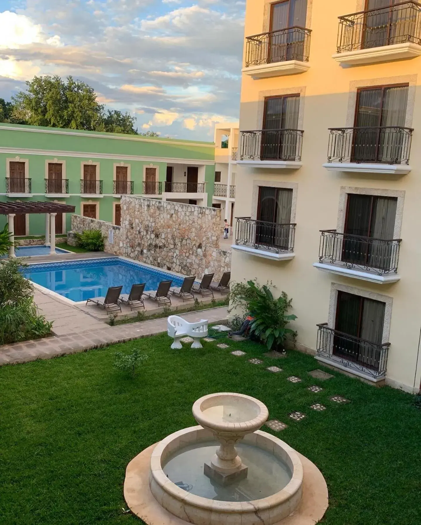 Garden view in Real Hispano Garden view in Real Hispano